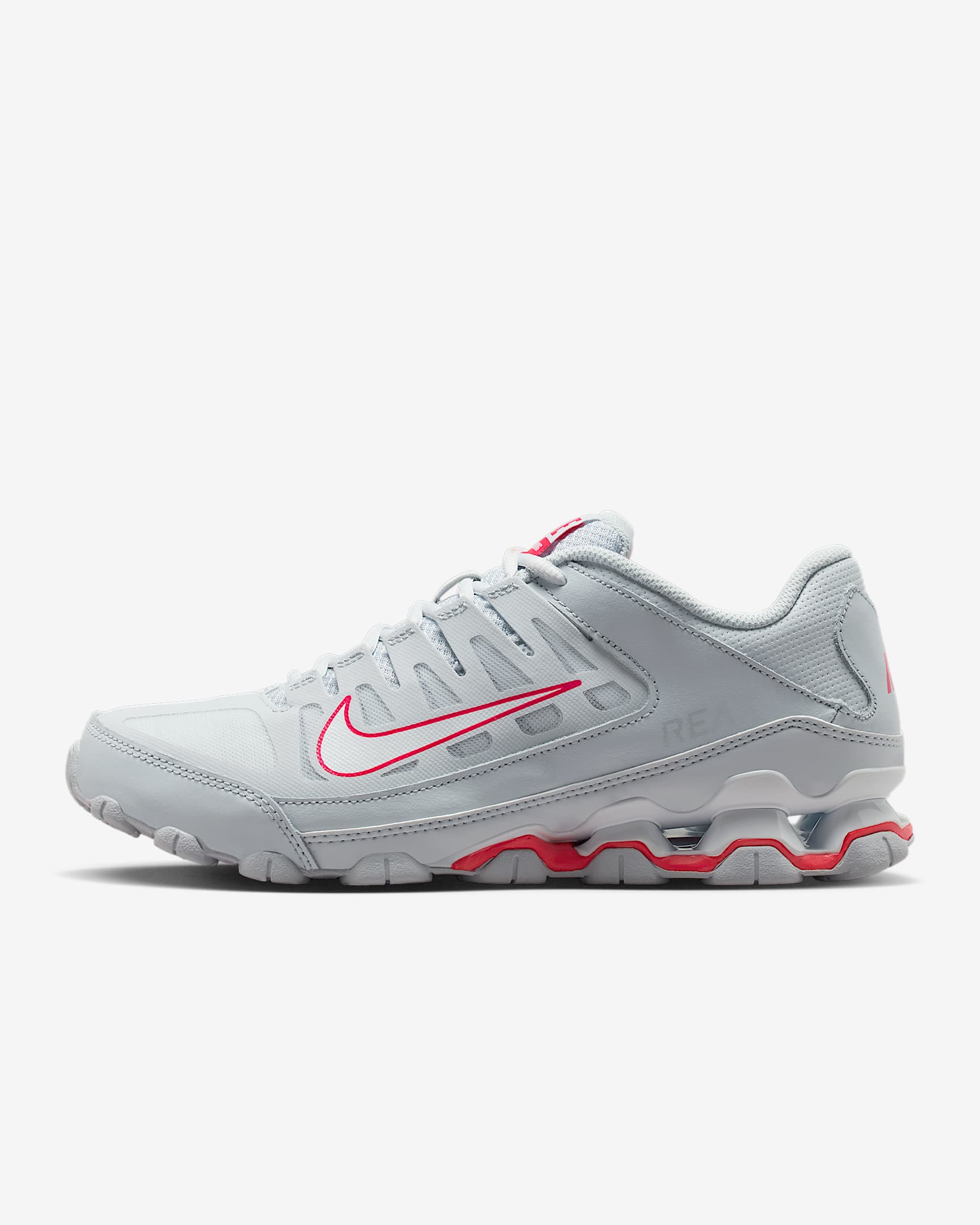 Nike Reax 8 TR Women's Workout Shoes - Pure Platinum/Red Orbit/White