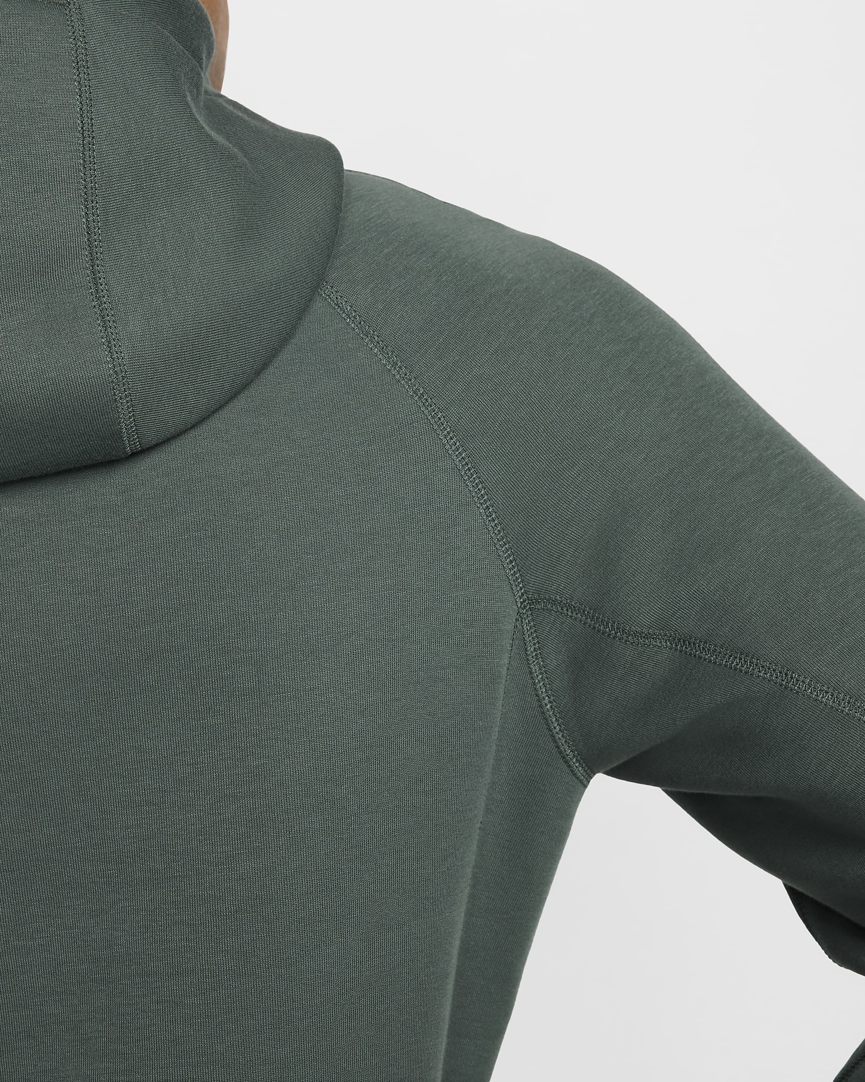 Nike Sportswear Tech Fleece Men's Pullover Hoodie - Vintage Green/Black