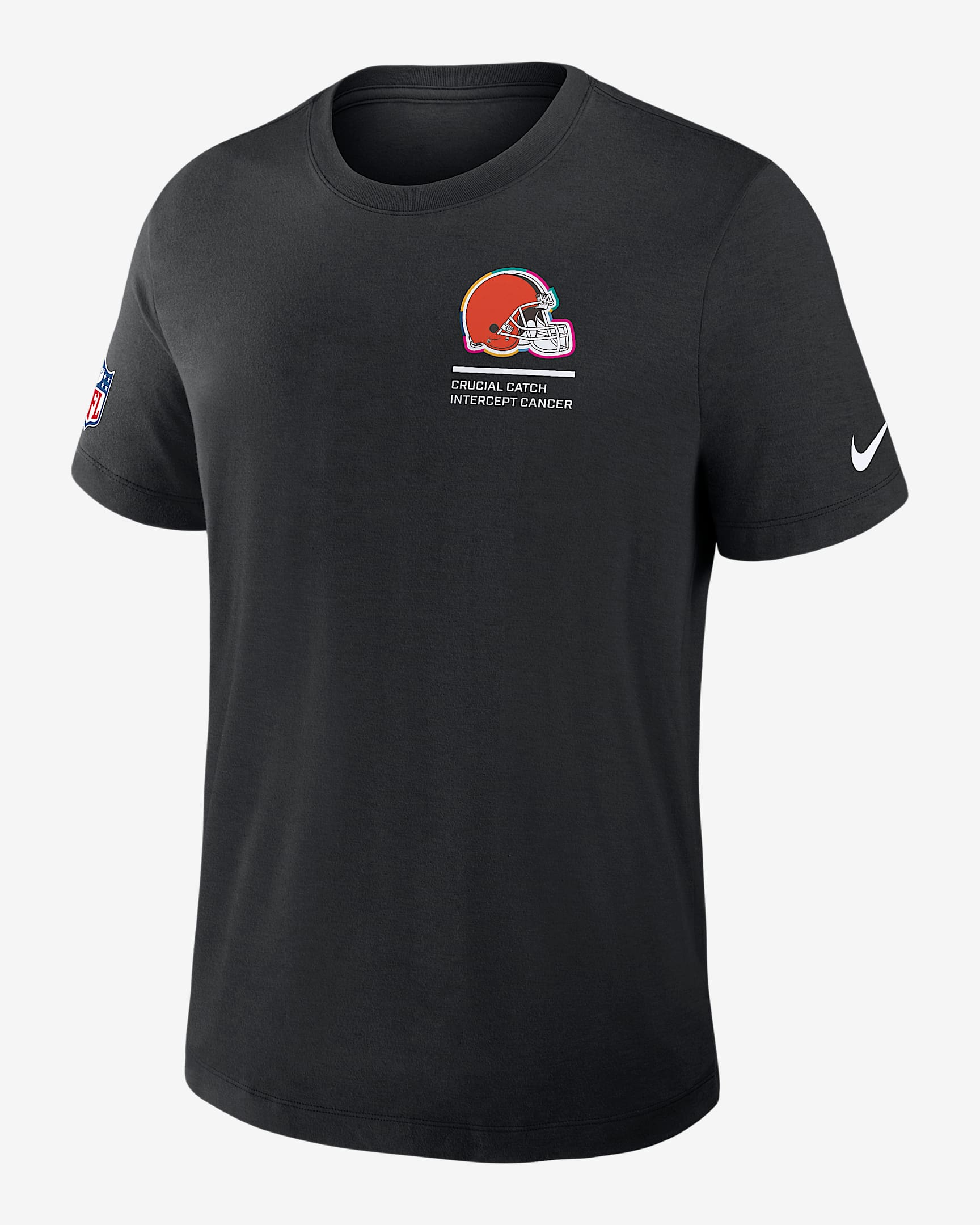 Cleveland Browns Crucial Catch Men's Nike Dri-FIT NFL T-Shirt - Black