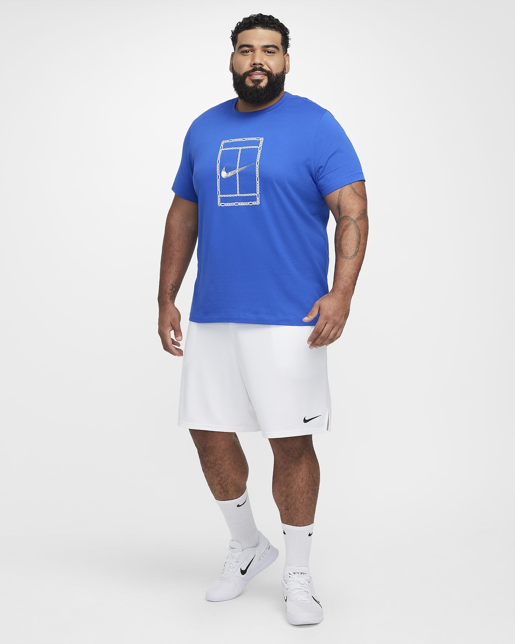 NikeCourt Men's Dri-FIT Tennis T-Shirt - Game Royal