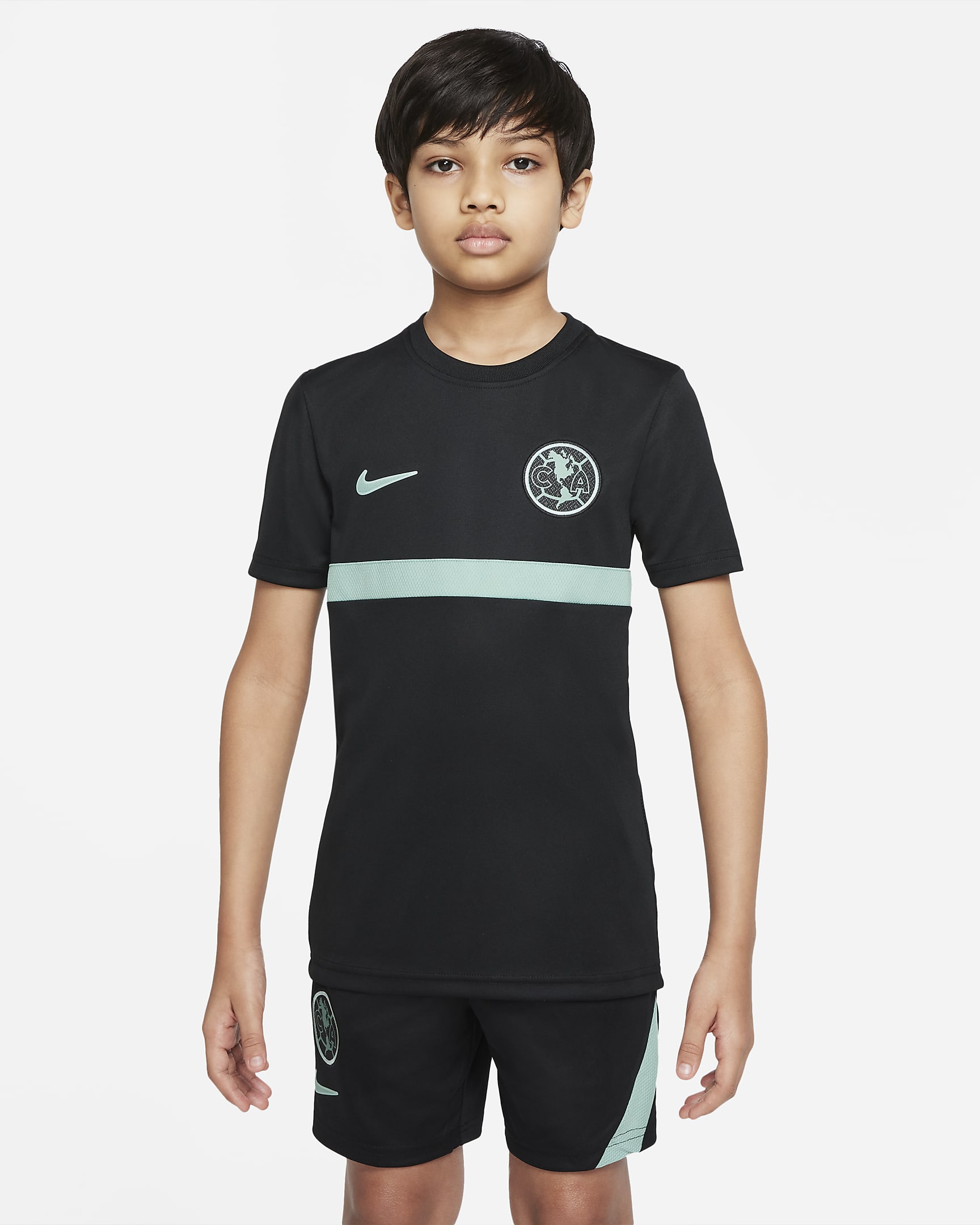 Club América Academy Pro Big Kids' Nike Dri-FIT Short-Sleeve Soccer Top ...