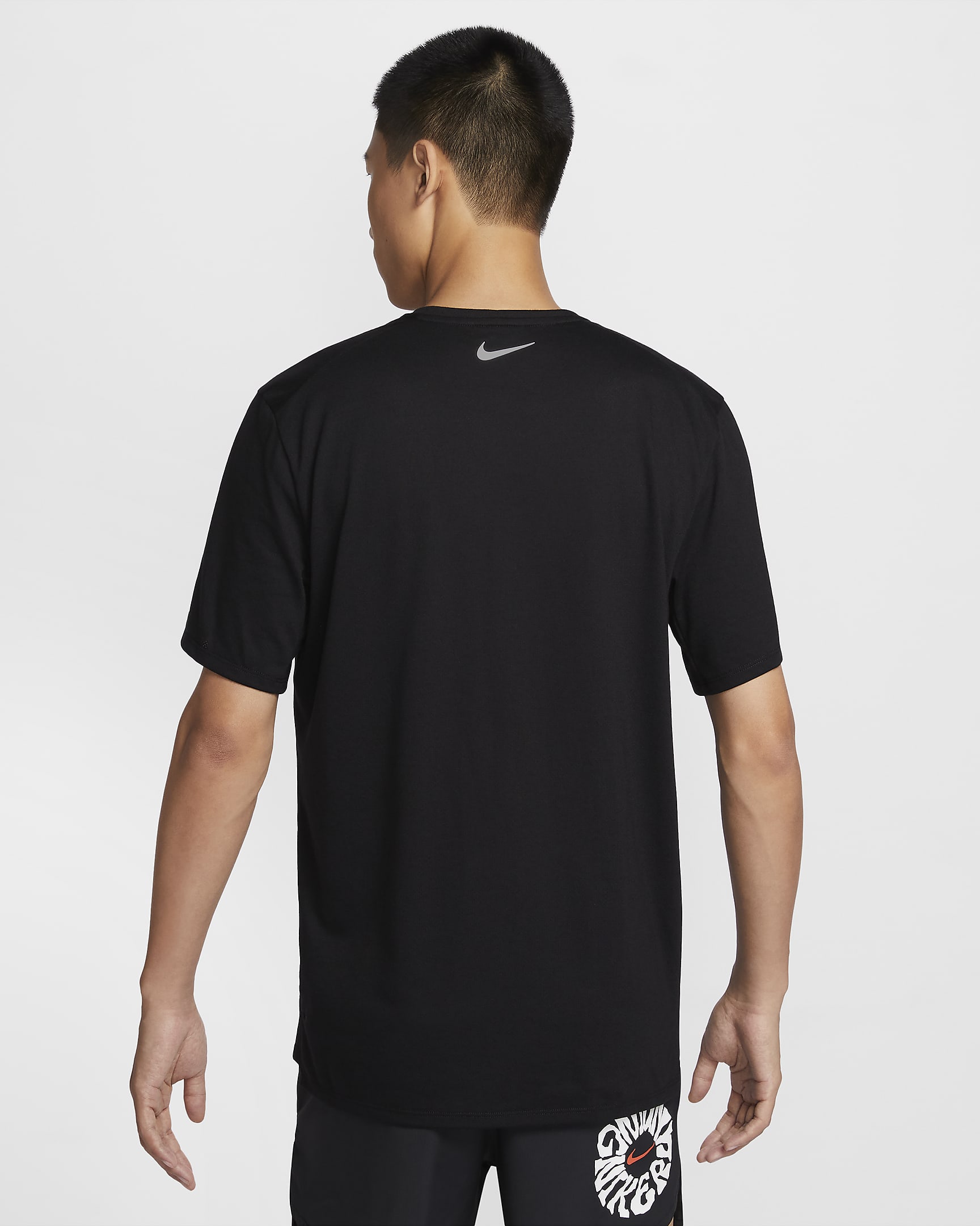 Nike Rise 365 Run Energy Men's Dri-FIT Short-Sleeve Running Top - Black/Summit White