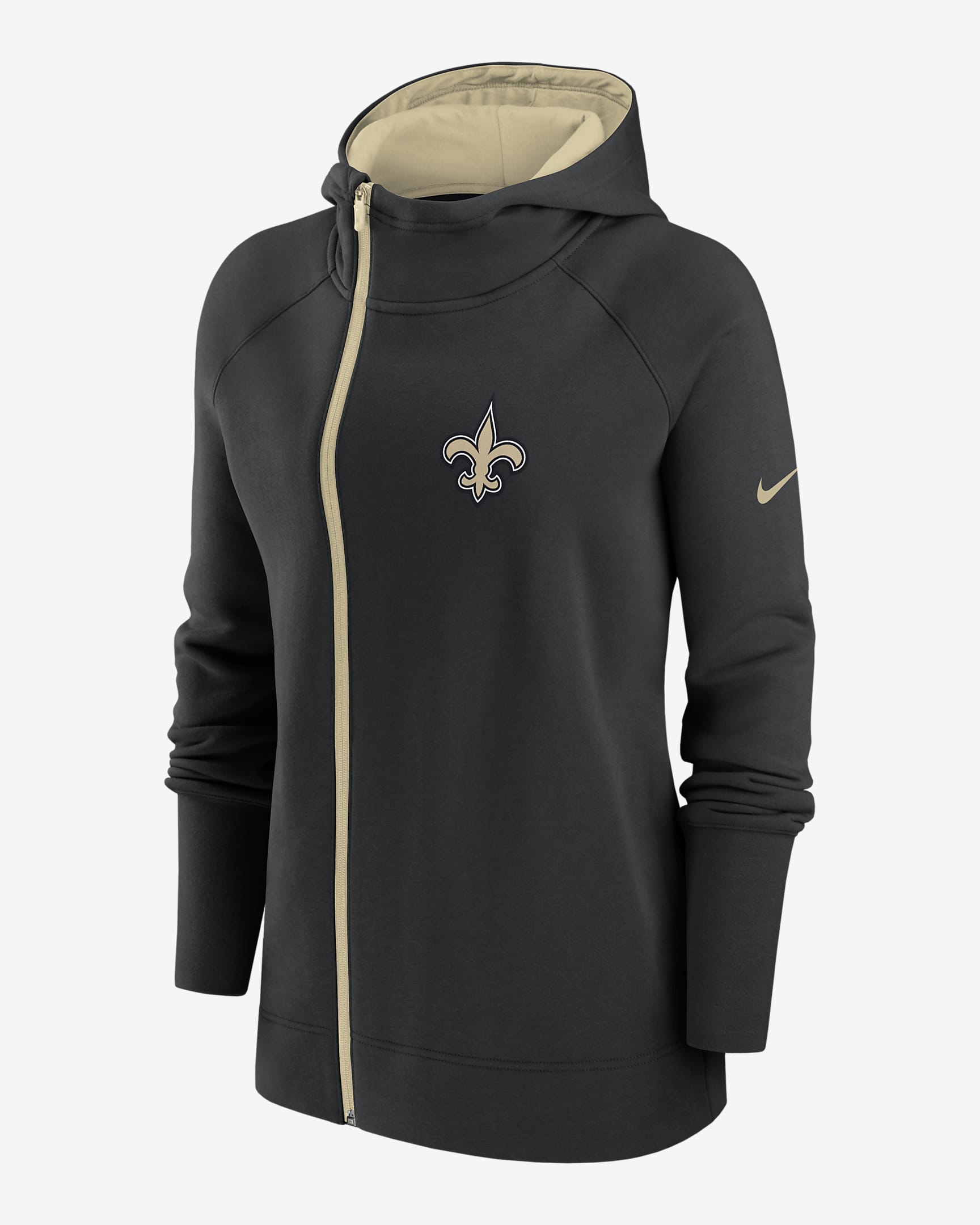 Nike Assymetrical (NFL New Orleans Saints) Women's Full-Zip Hoodie ...