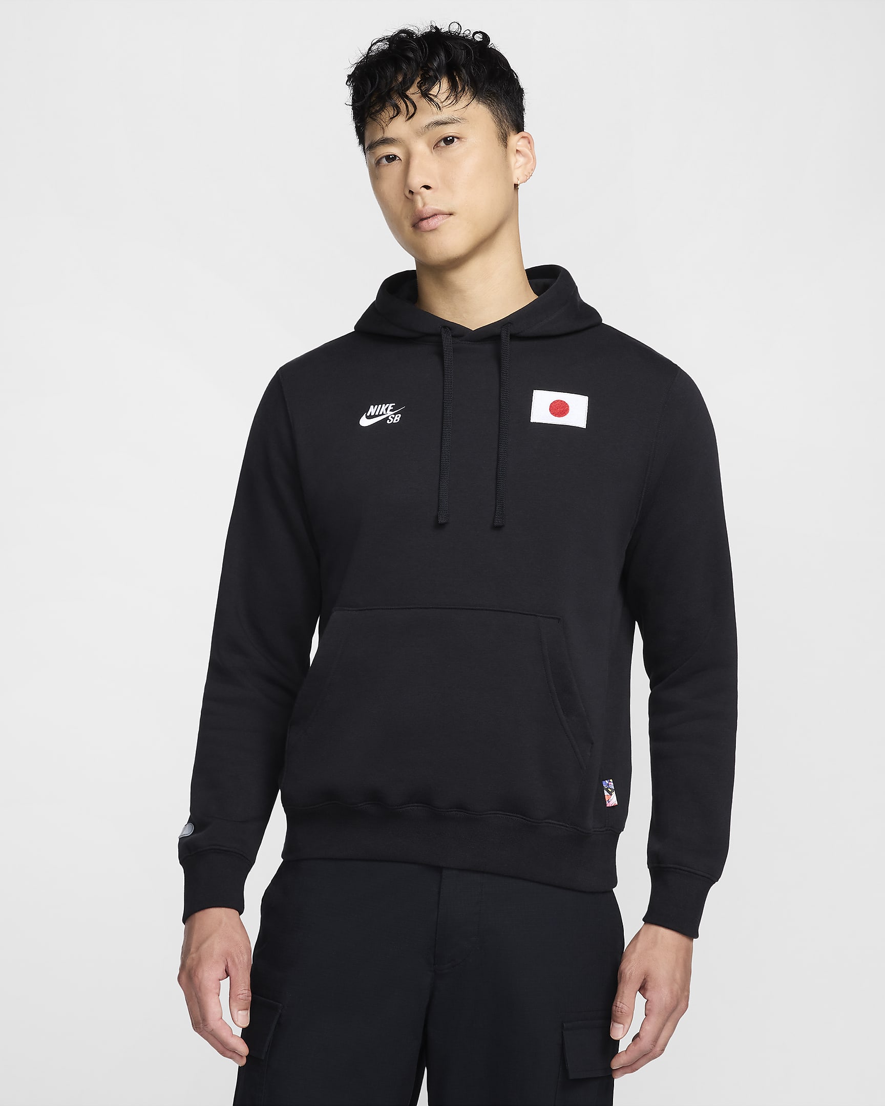 Nike SB Japan Fleece Pullover Hoodie - Black/White