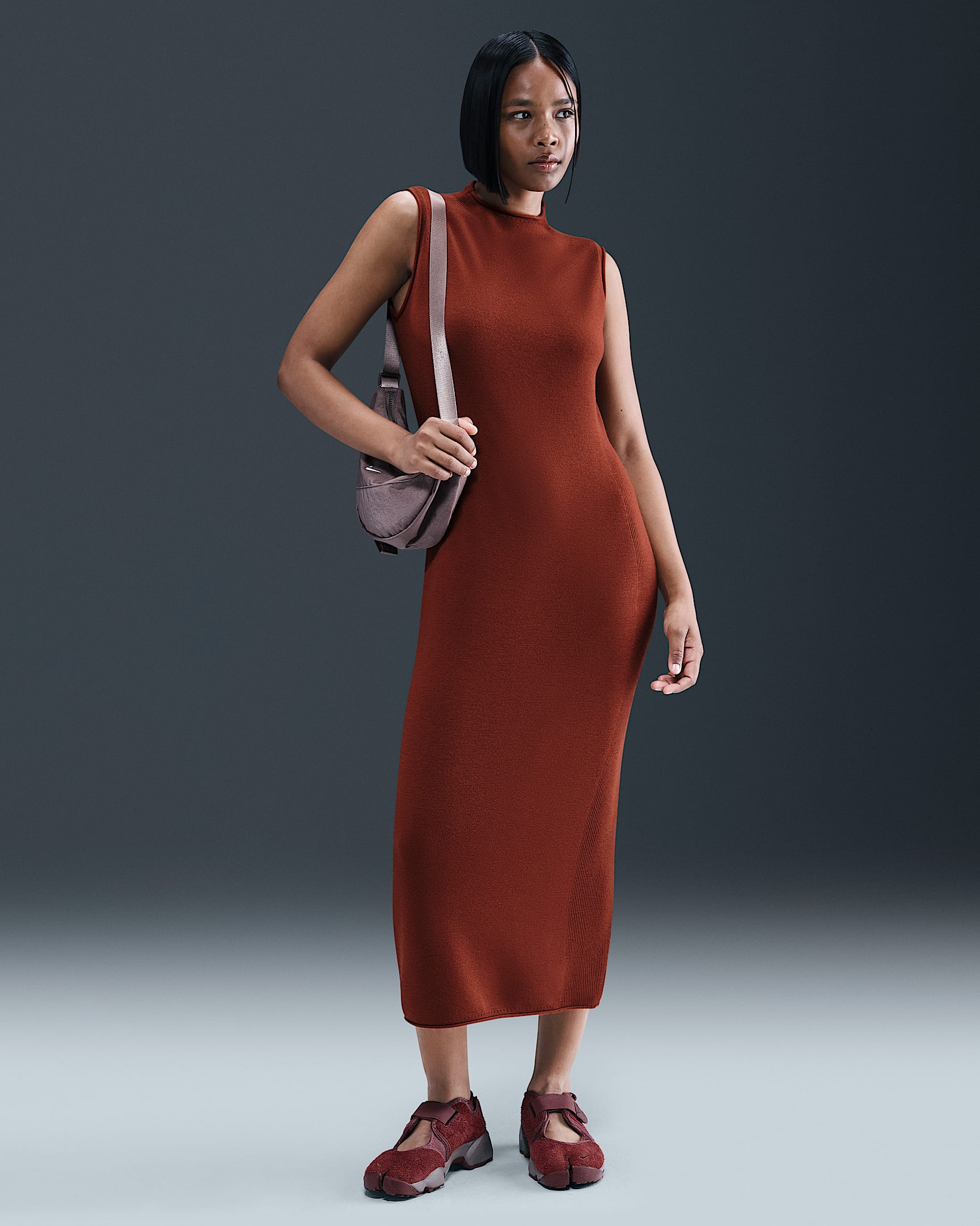 Nike Wool Classics Knit Dress - Mars Stone