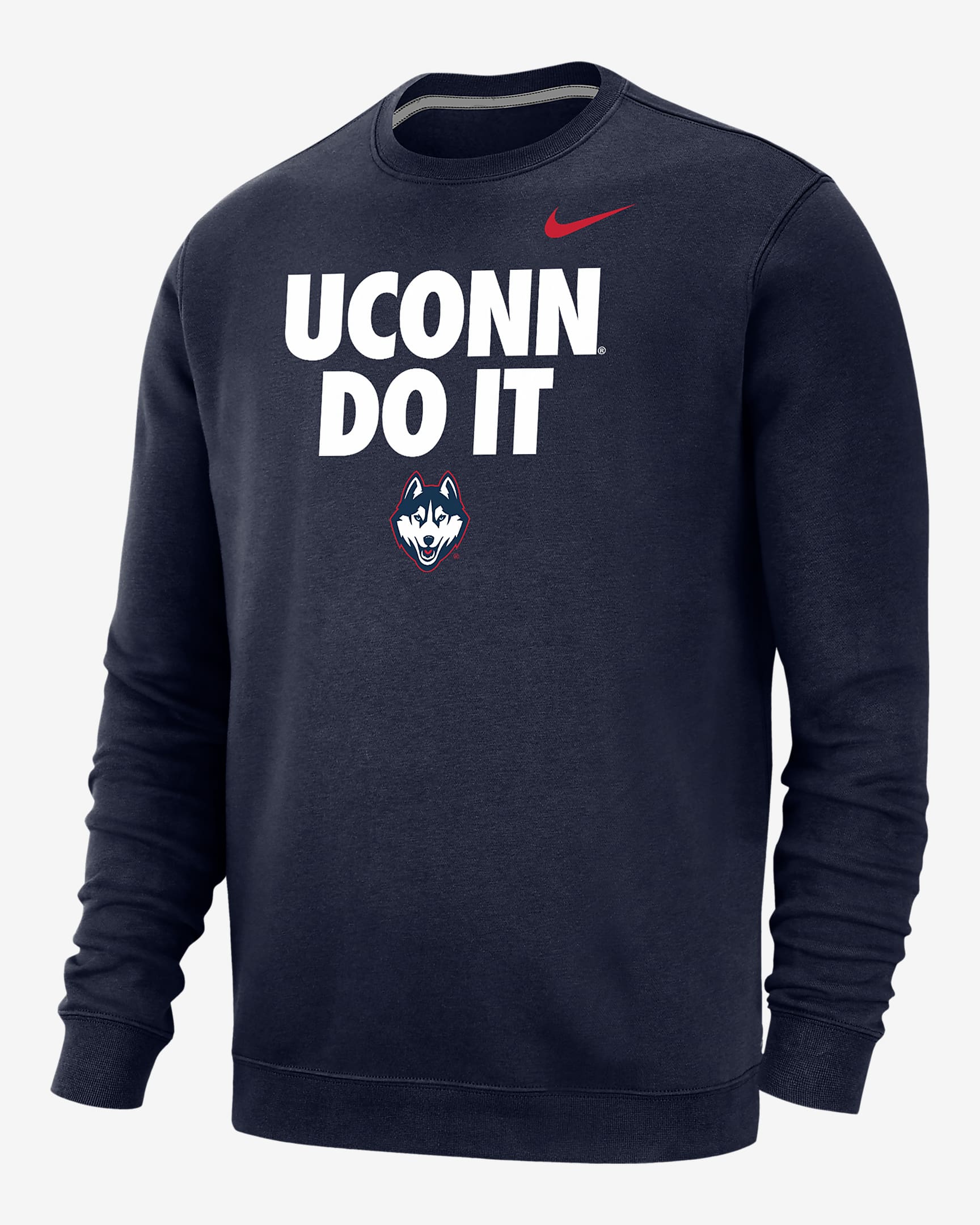 UConn Club Fleece Men's Nike College CrewNeck Sweatshirt.