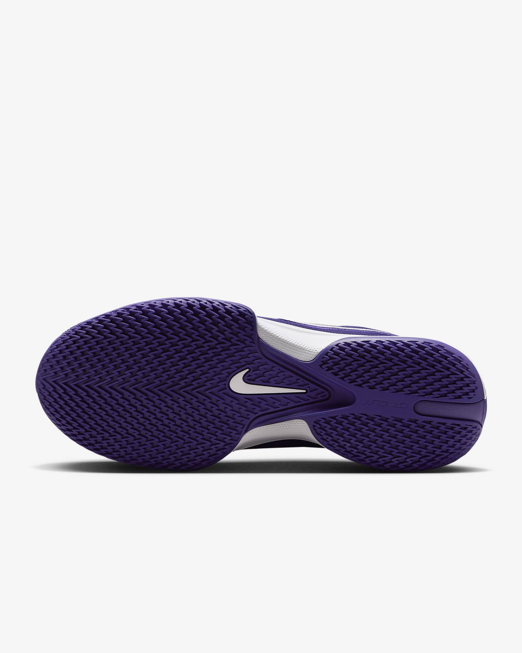 Nike G.T. Cut Academy (Team Bank) Basketball Shoes - Court Purple/White