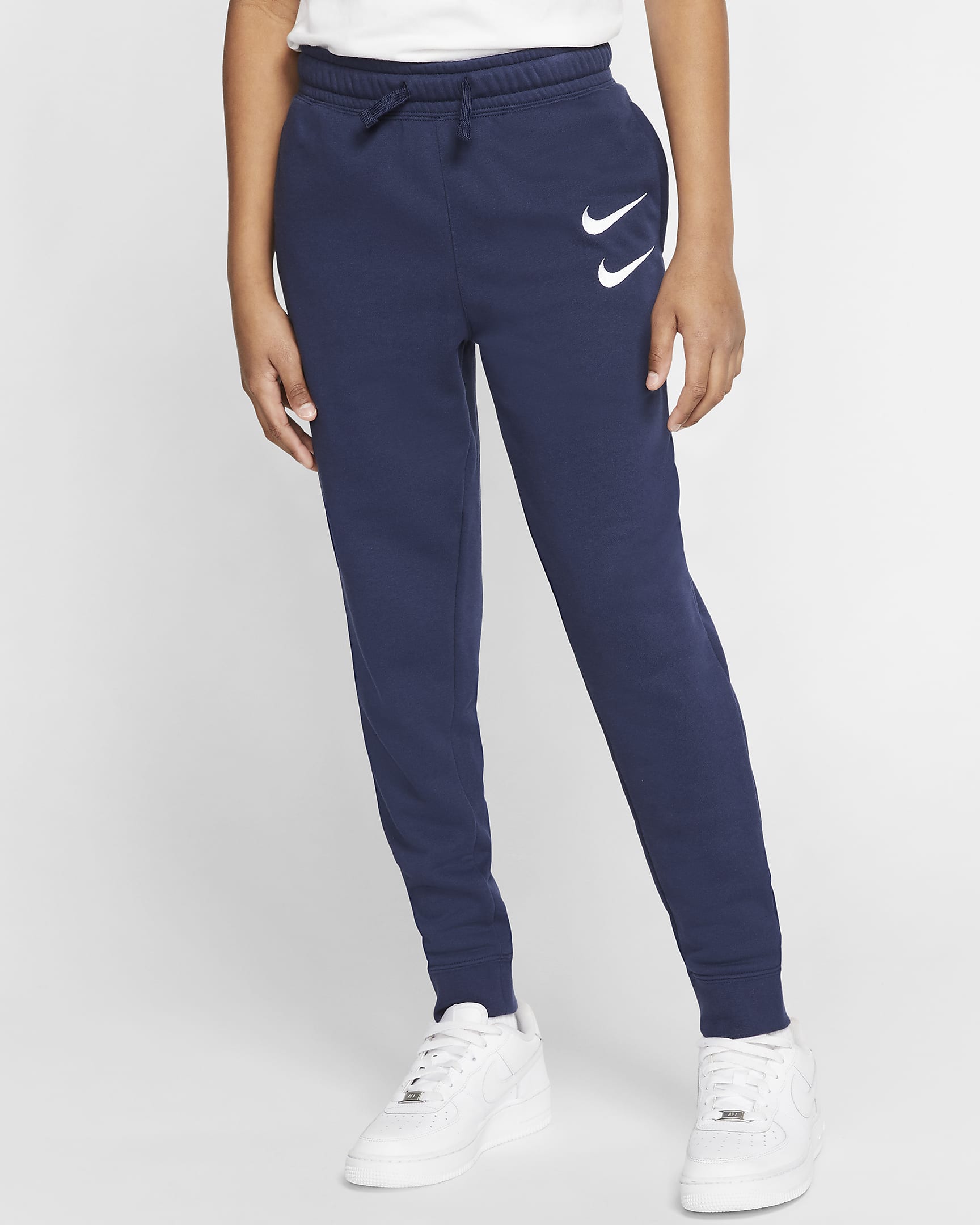 Nike Sportswear Swoosh Older Kids' French Terry Trousers. Nike AU