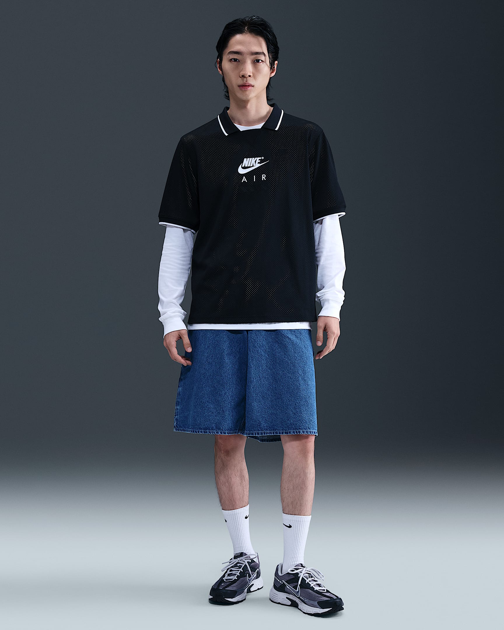 Nike Sportswear Men's Denim Shorts - Gym Blue