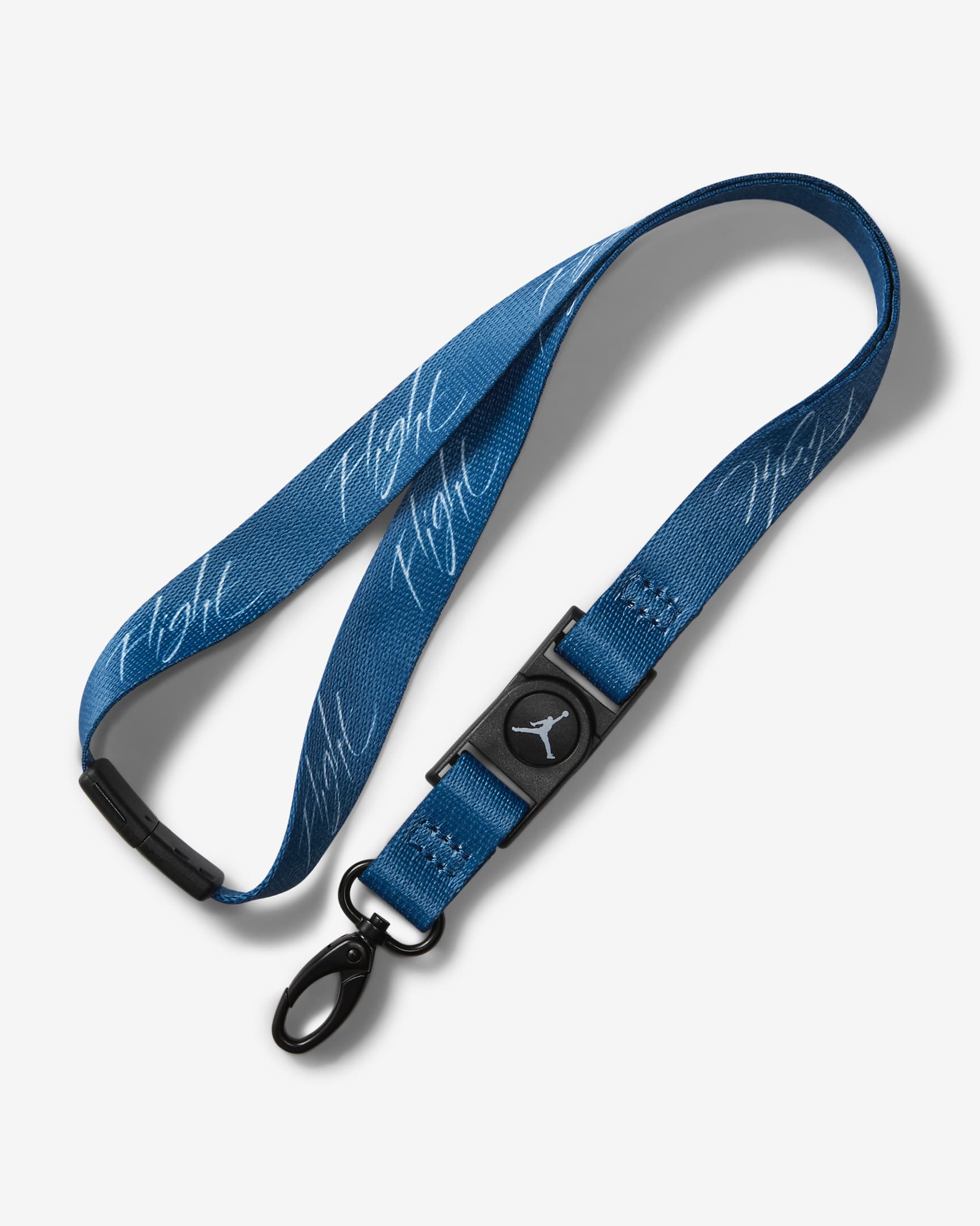 Jordan Premium Reversible Lanyard - Industrial Blue/White/White