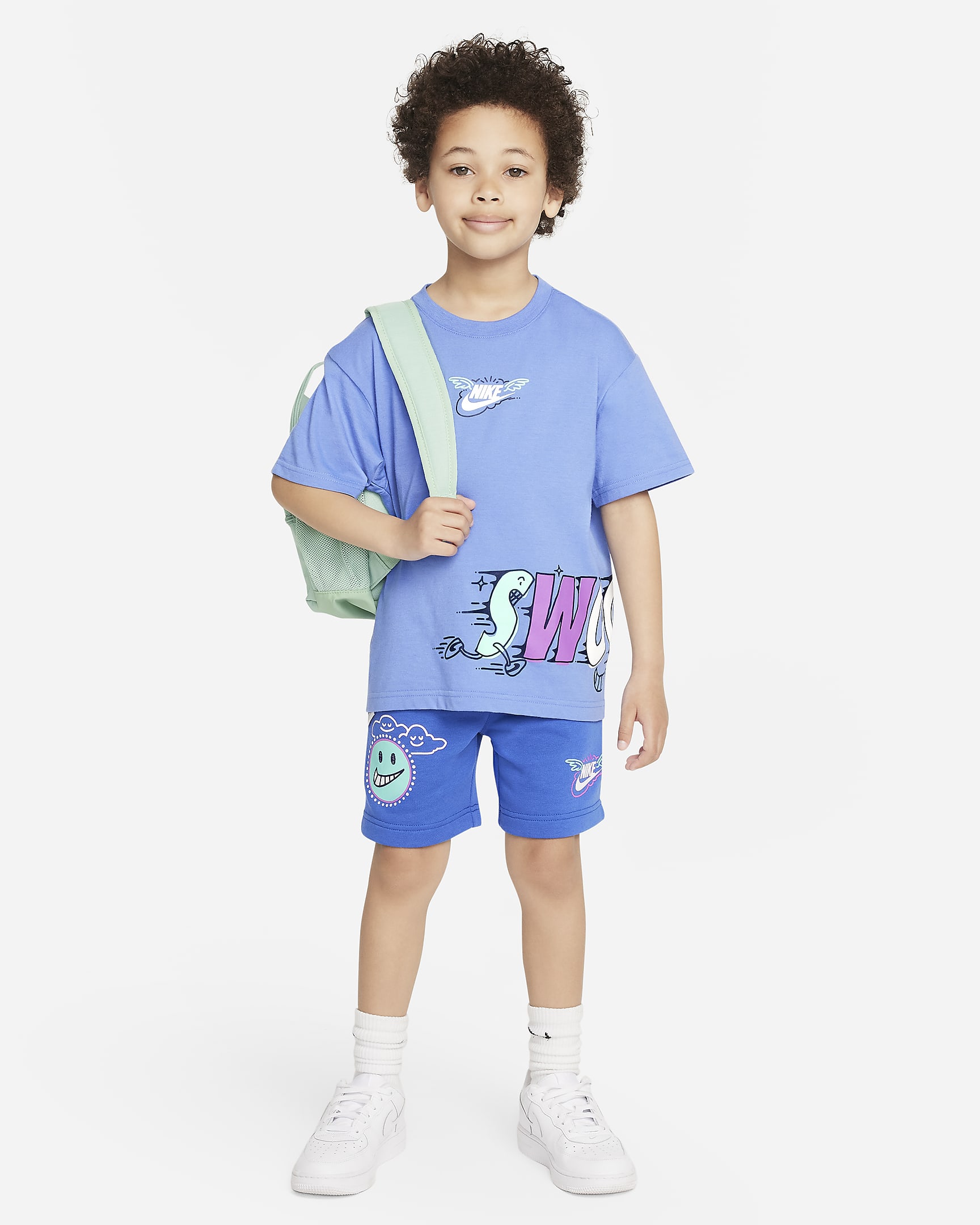 Nike Sportswear 'Art of Play' Relaxed Graphic Tee Younger Kids' T-Shirt ...
