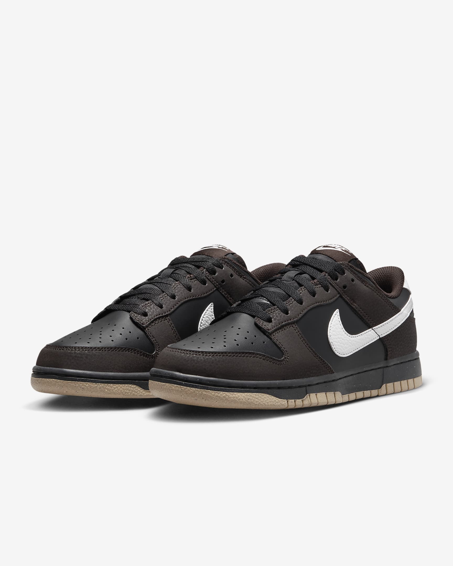 Sko Nike Dunk Low Next Nature för kvinnor - Svart/Velvet Brown/Khaki/Summit White