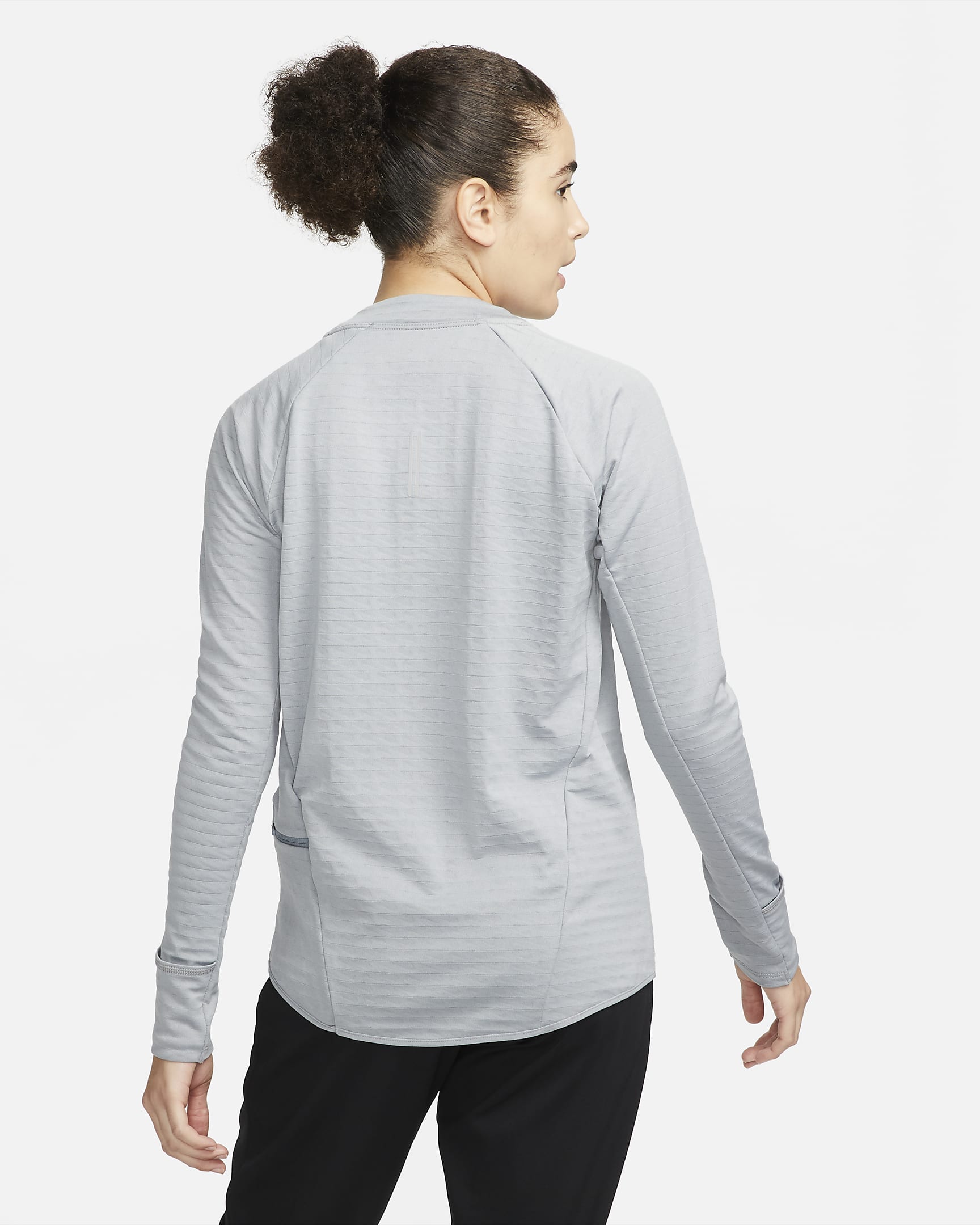 Nike Therma-FIT Element Women's Running Crew - Particle Grey