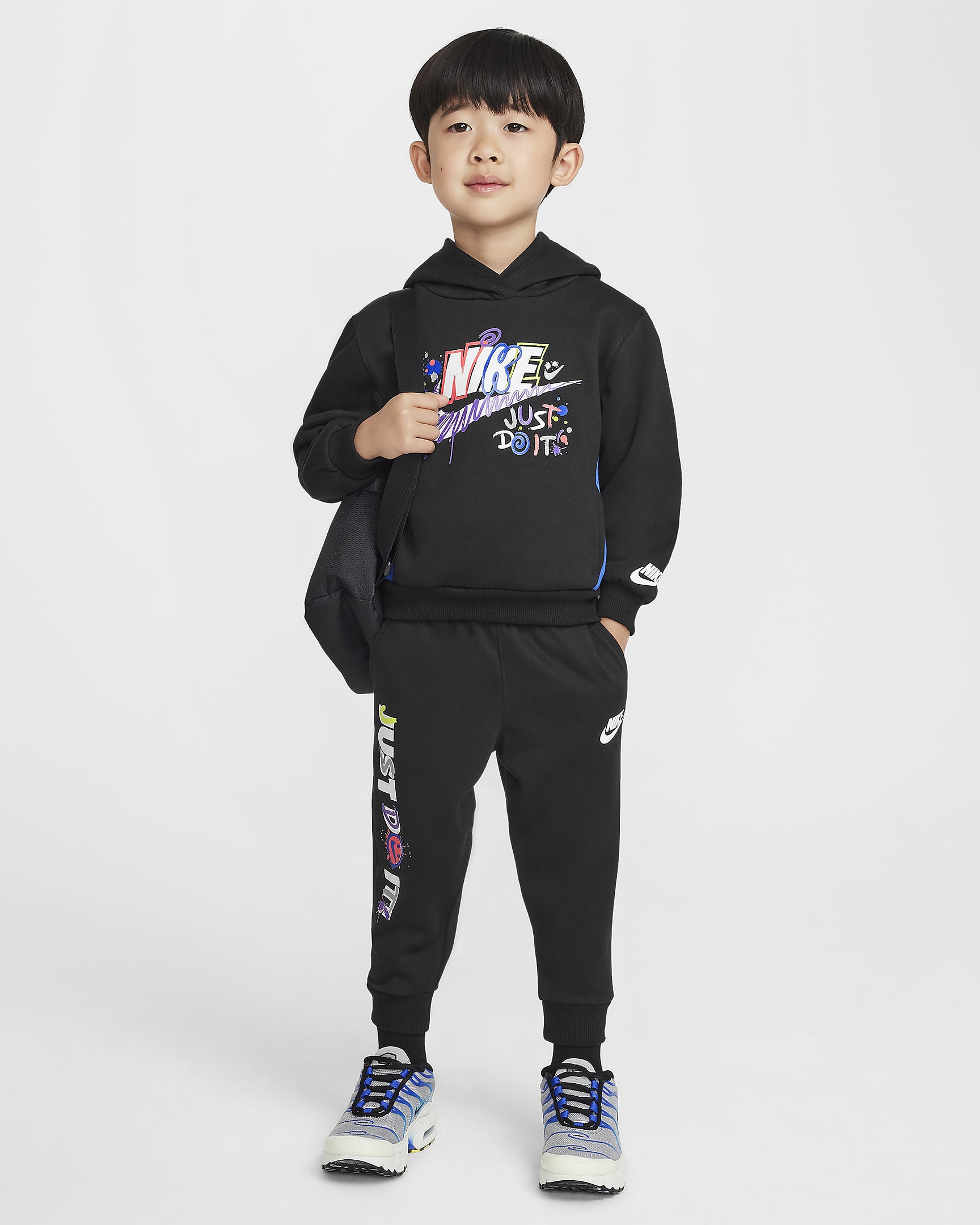 Nike Sportswear "Express Yourself" Toddler French Terry Pants - Black