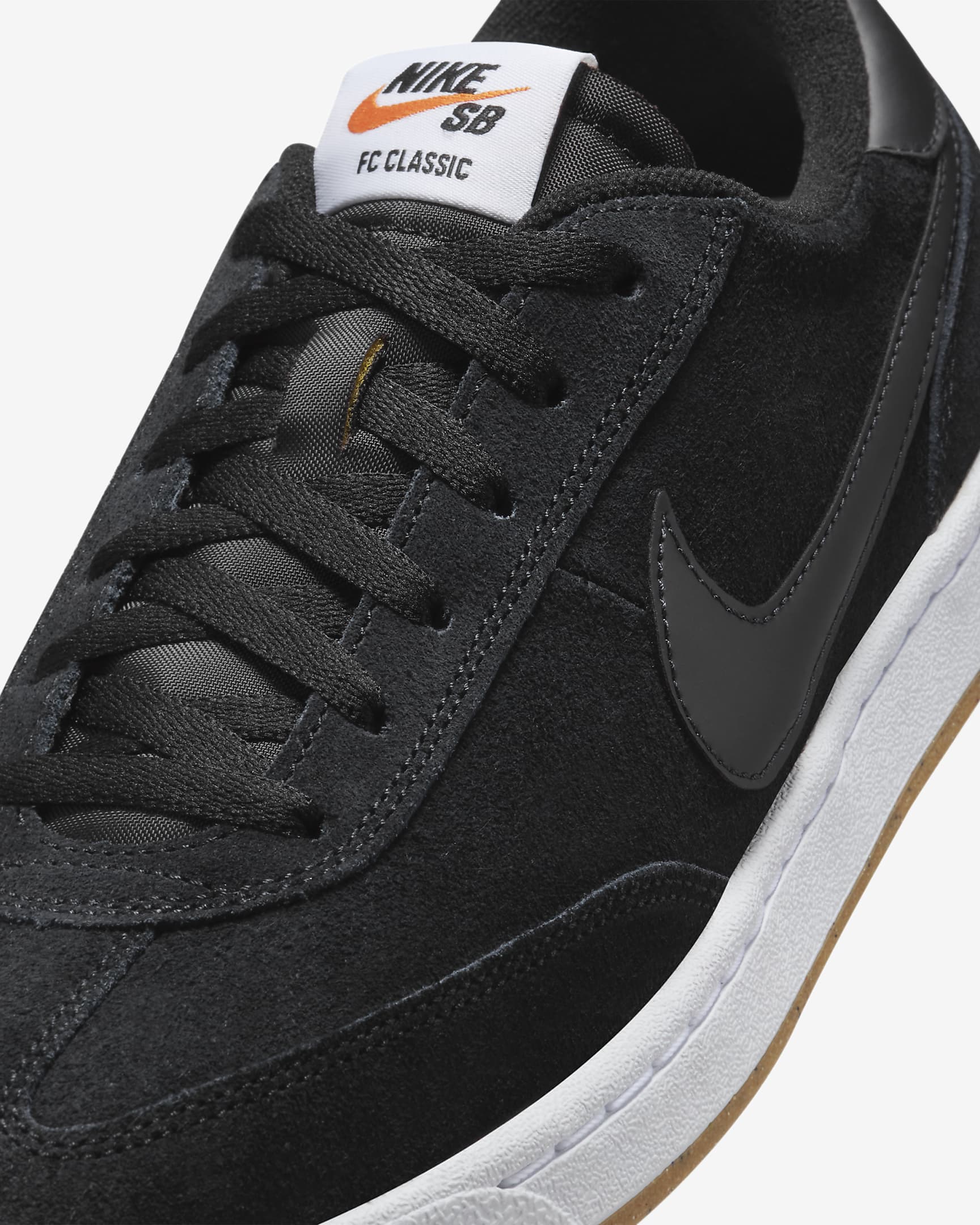 Sapatilhas de skateboard Nike SB FC Classic - Preto/Branco/Laranja Vivid/Preto