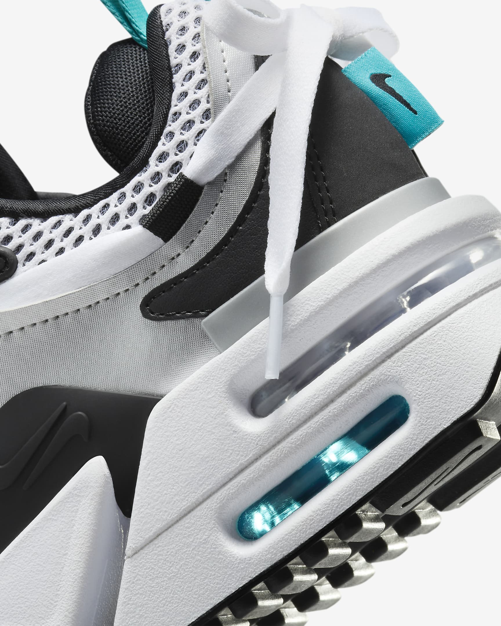 Nike Air Max Furyosa NRG damesko - Hvit/Metallic Silver/Dusty Cactus/Svart