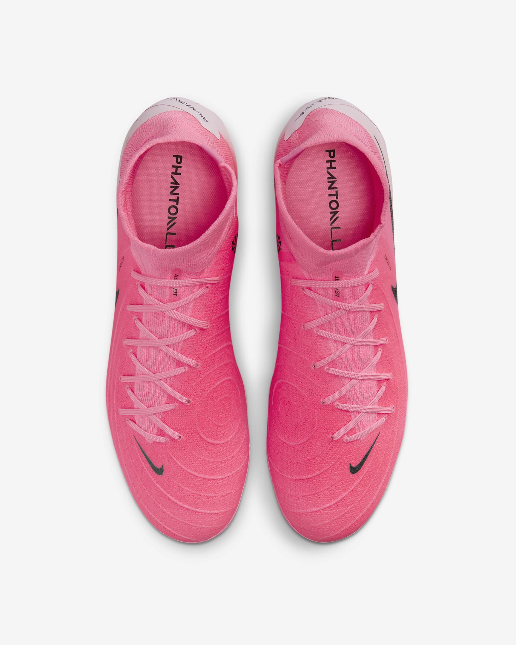 Nike Phantom Luna 2 Pro FG magas szárú, stoplis futballcipő - Sunset Pulse/Fekete