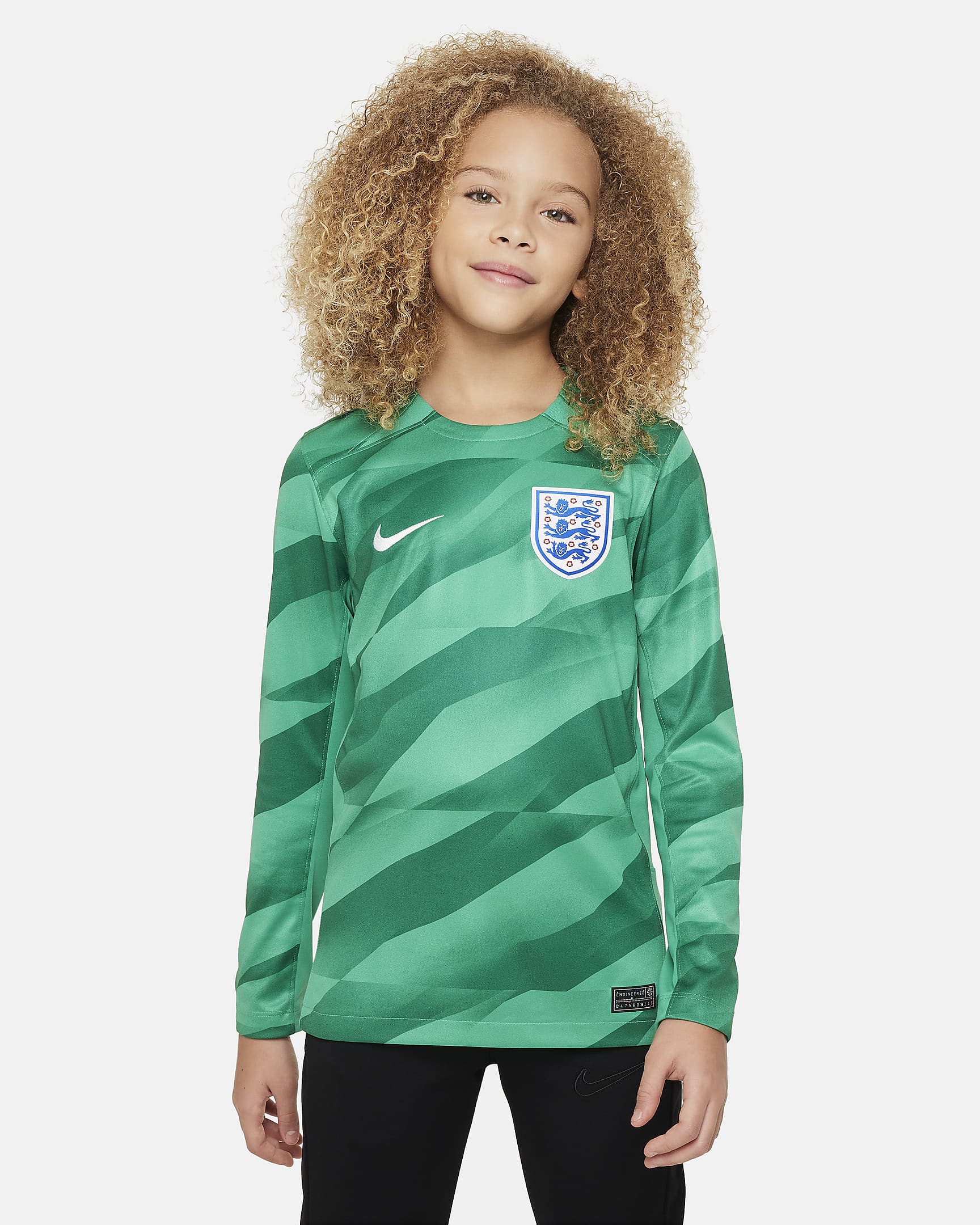 England 2023/24 Stadium Goalkeeper Older Kids' Nike Dri-FIT Football ...