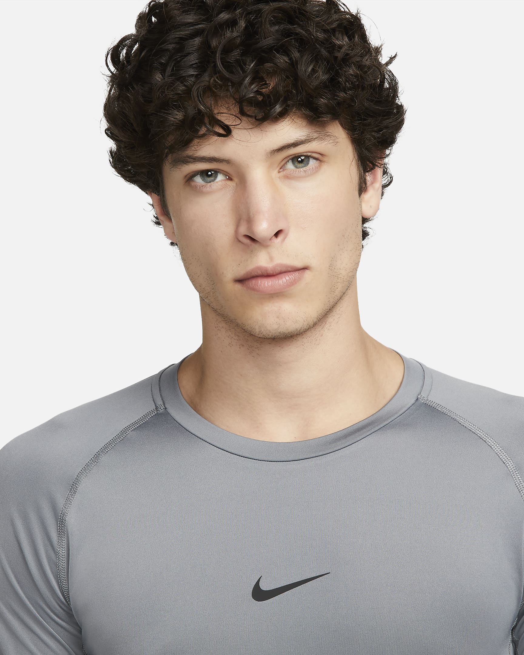 T-shirt Grigia In Cotone A Manica Lunga. Modello Da Uomo | W&uuml;rth