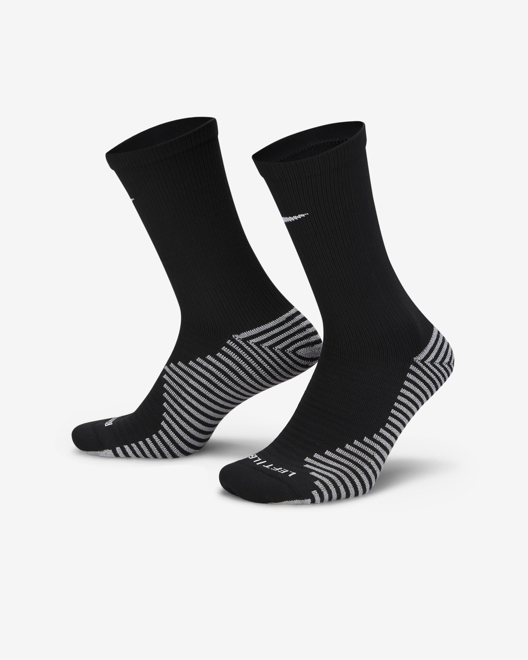 Chaussettes de football mi-mollet Nike Strike - Noir/Blanc