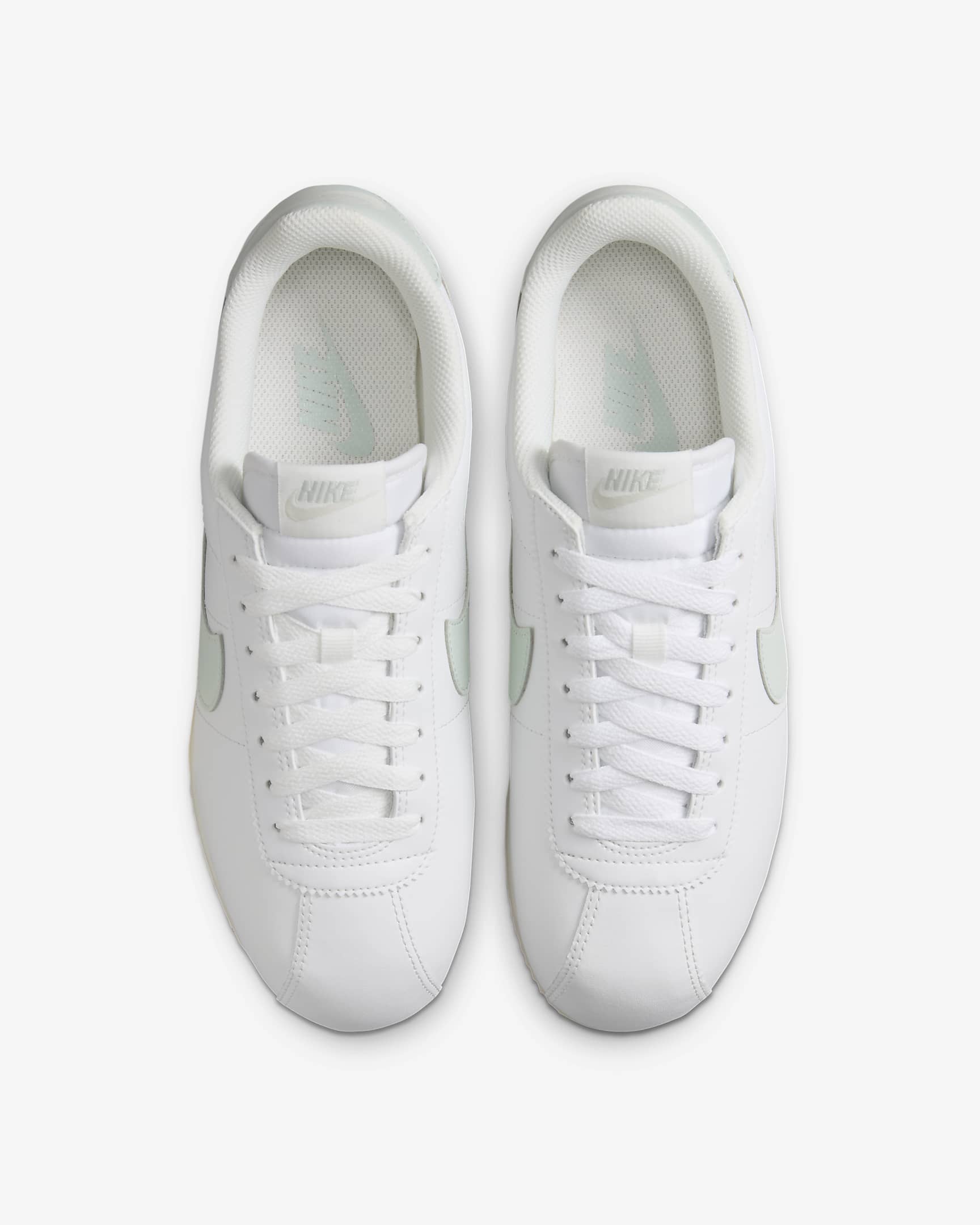 Nike Cortez Leather Women's Shoes - Summit White/Sail/Light Bone/Light Silver