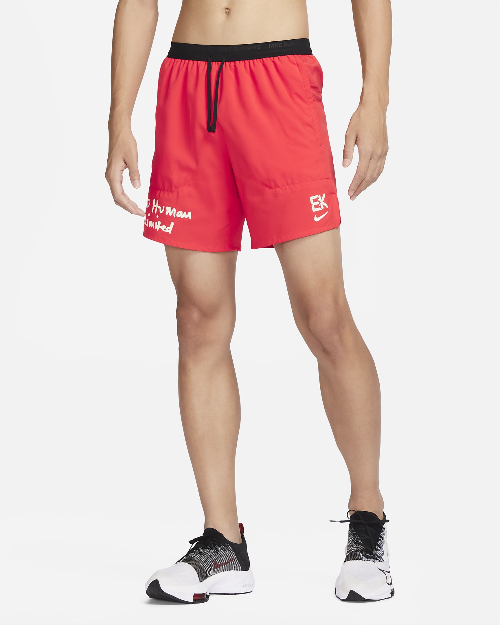 Nike Dri-FIT Stride Kipchoge Men's 18cm (approx.) Brief-Lined Running Shorts - Chile Red/Black/Coconut Milk