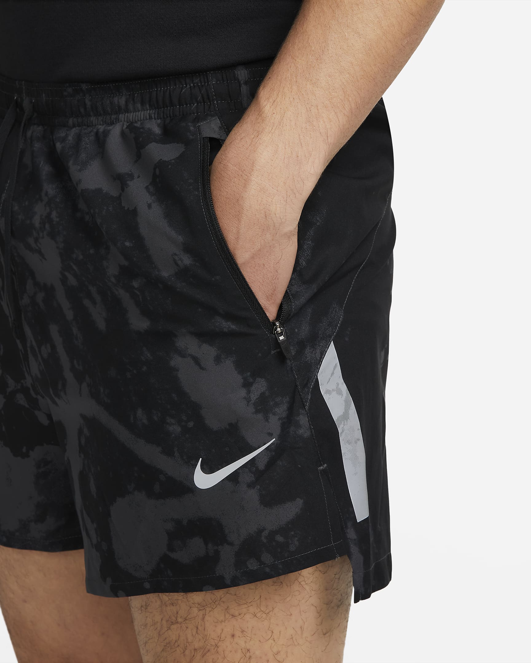 Nike Dri-FIT Run Division Stride Men's 10cm (approx.) Brief-Lined Running Shorts - Black