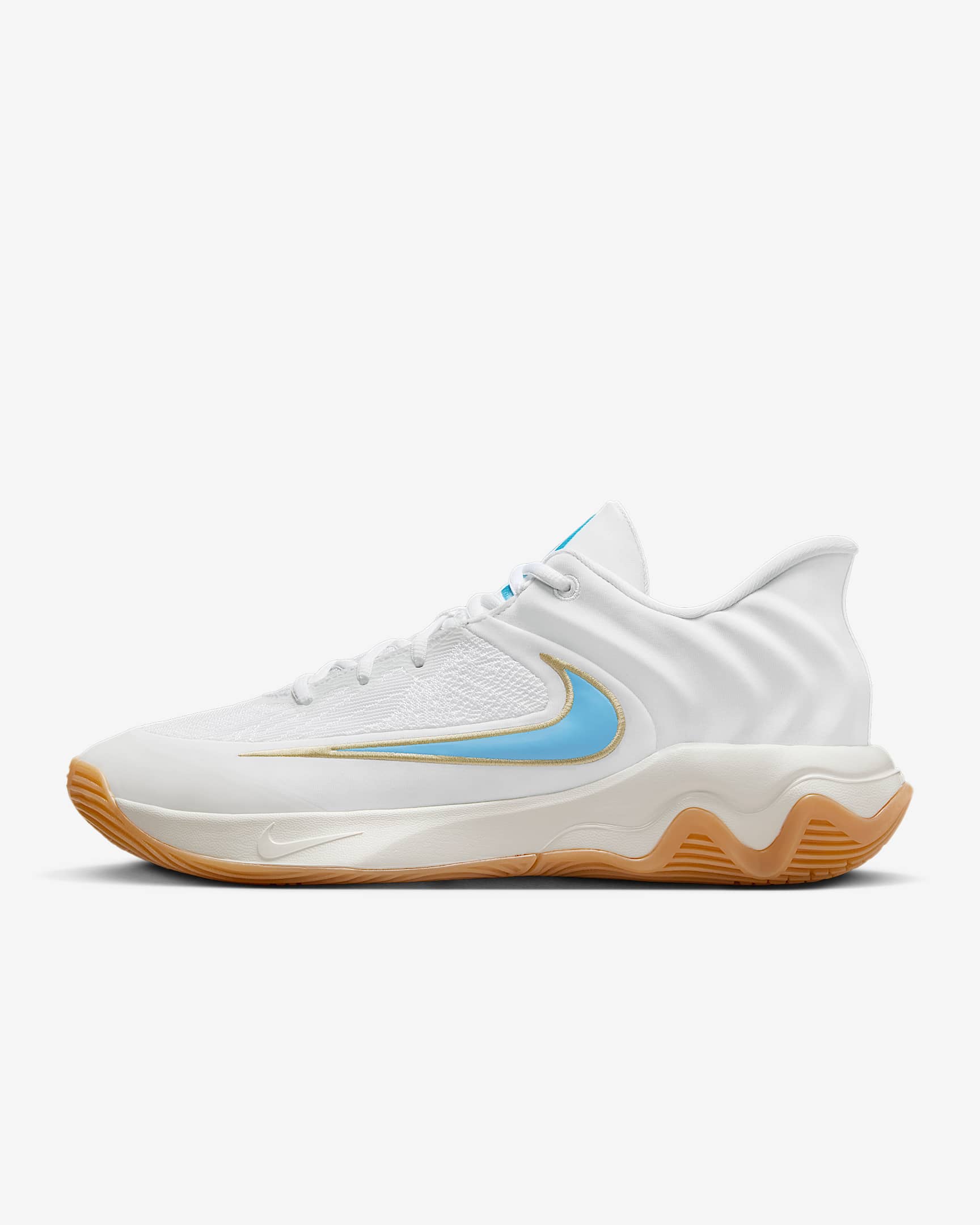 Giannis Immortality 4 Basketball Shoes - White/Coconut Milk/Aquarius Blue