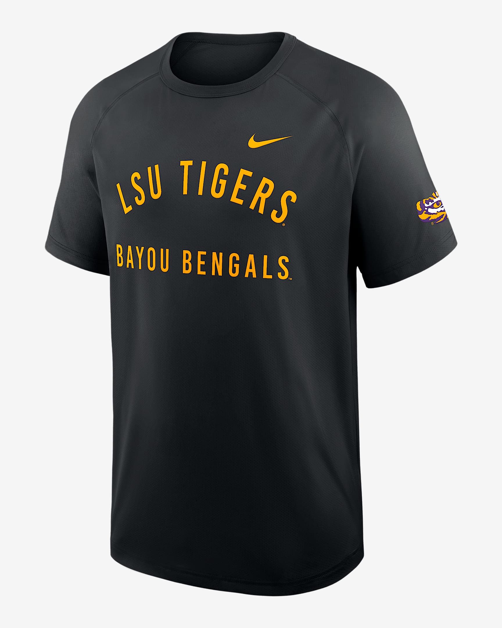 LSU Premium Performance Men's Nike Dri-FIT College T-Shirt - Black