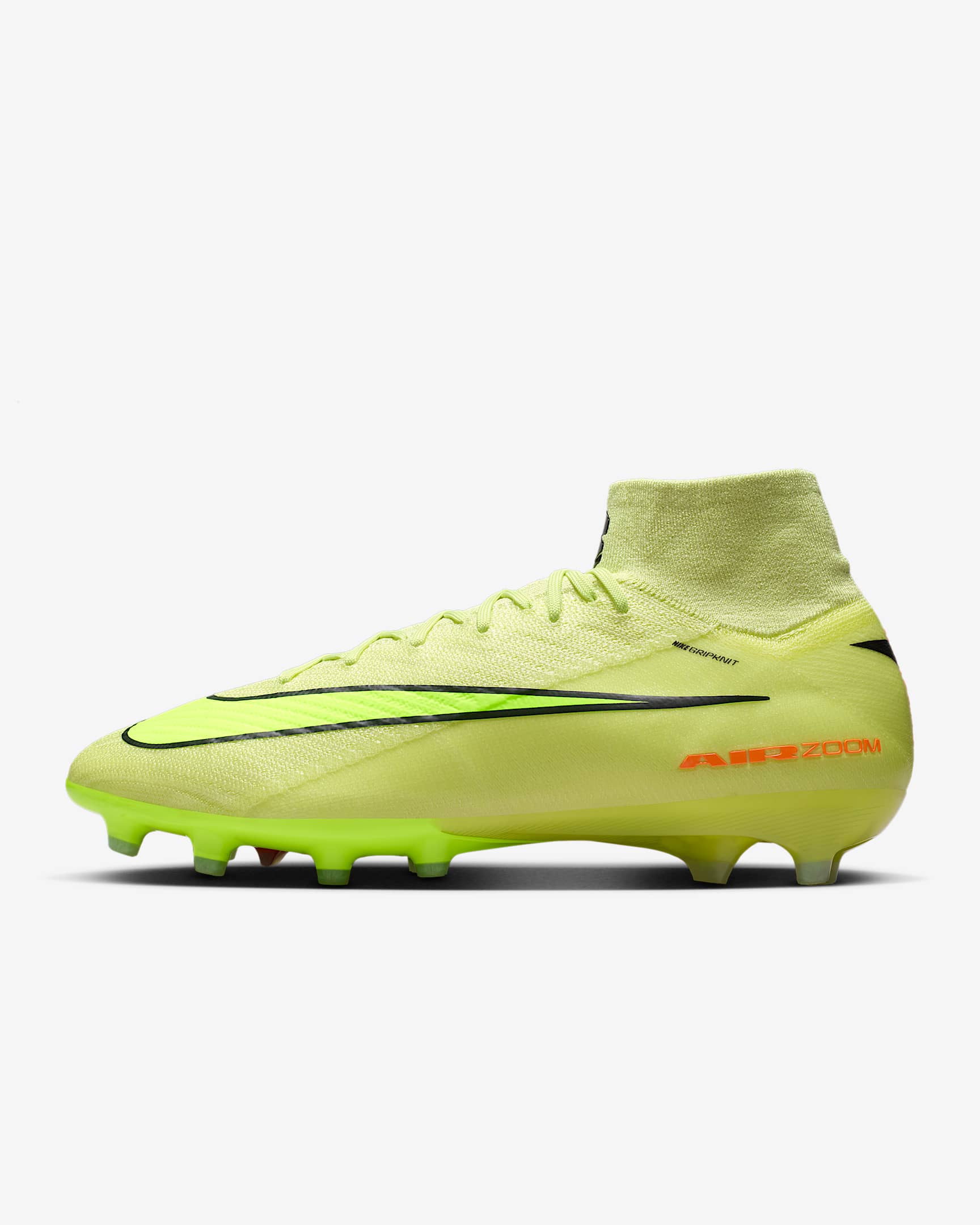 Nike Mercurial Superfly 10 Elite Artificial-Grass High-Top Football Boot - Limelight/Hyper Crimson/Volt