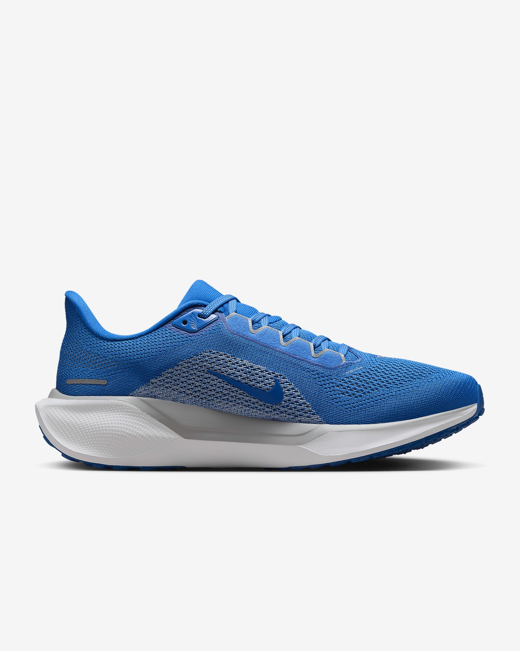 Nike Pegasus 41 NFL Detroit Lions Men's Road Running Shoes - Battle Blue/White/Wolf Grey/White