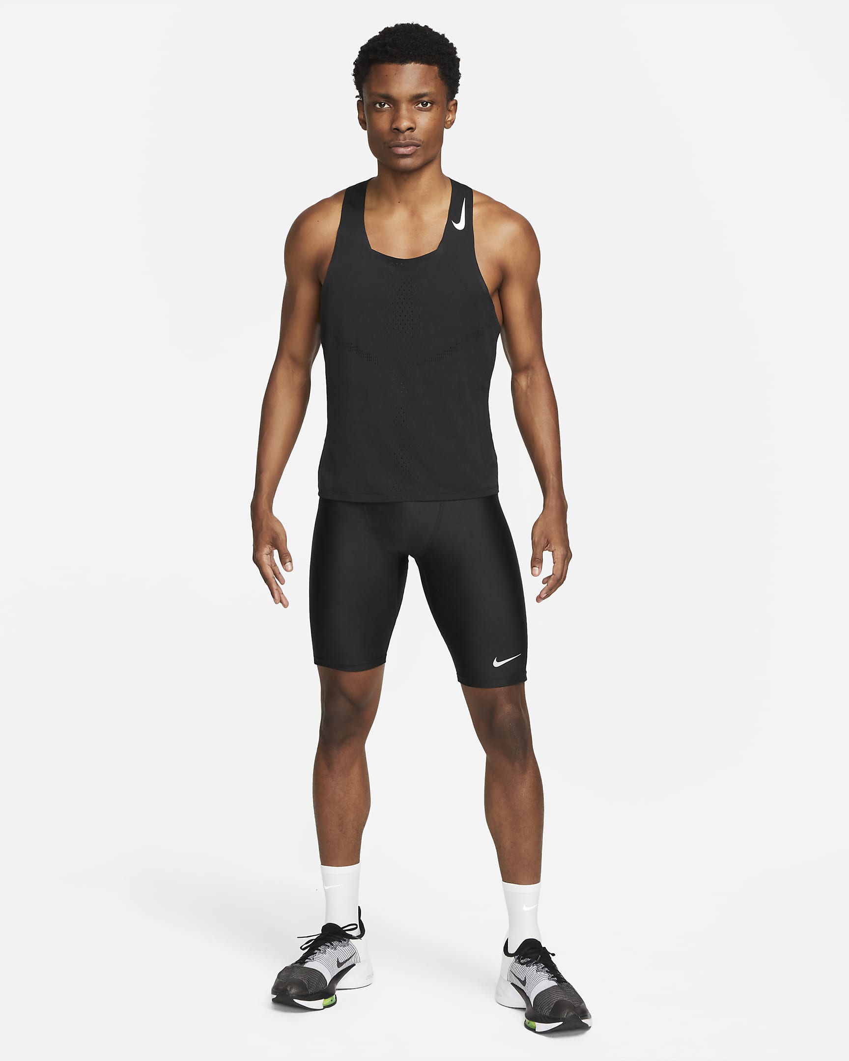Nike DriFIT Fast Men's 1/2Length Racing Tights. Nike BG