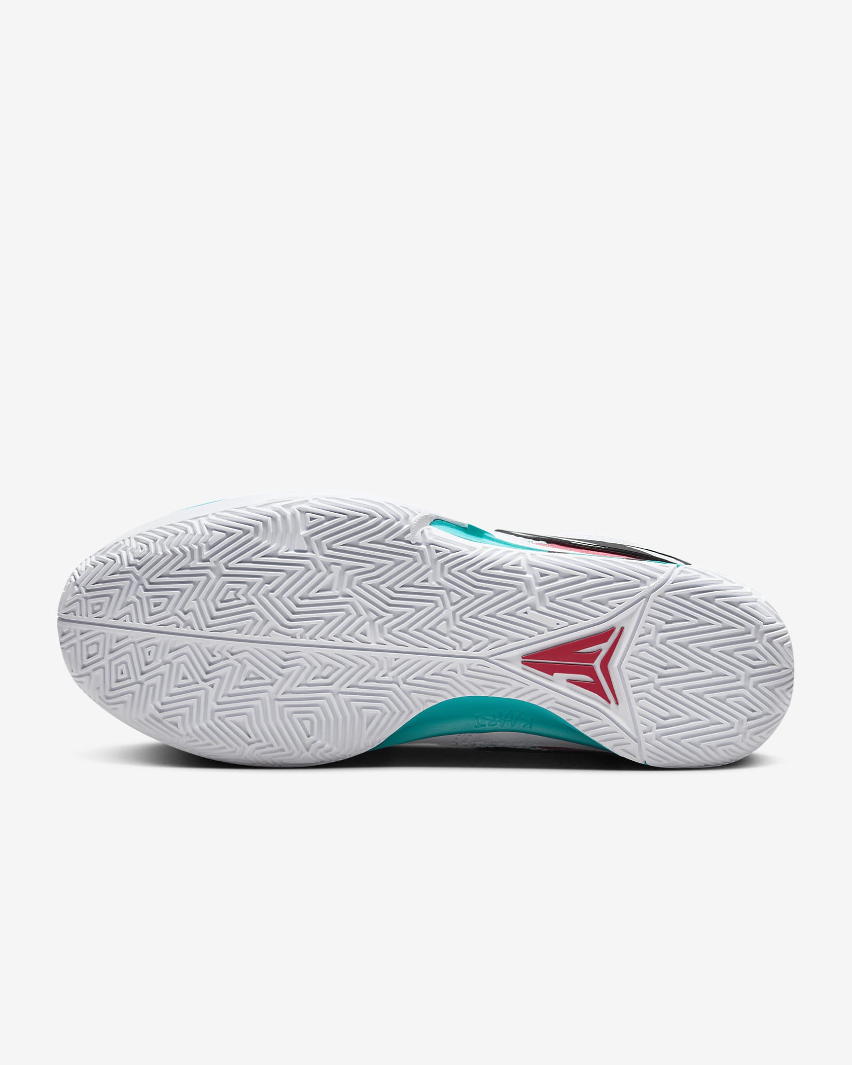 Chaussure de basket JA 1 « Scratch » - Blanc/Turbo Green/University Red/Noir