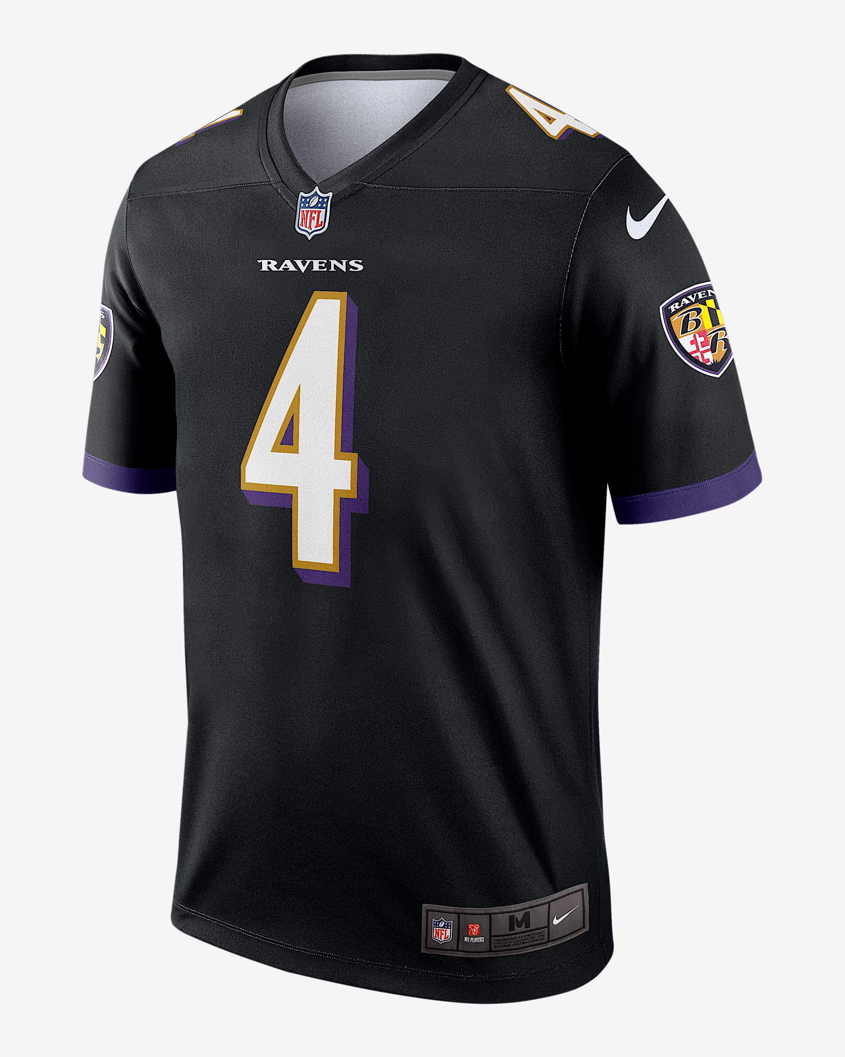 Zay Flowers Baltimore Ravens Men's Nike Dri-FIT NFL Legend Jersey - Black