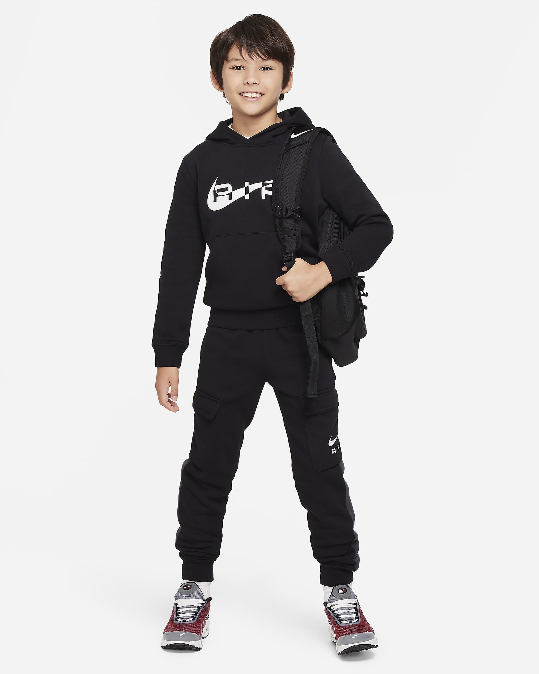 Nike Air Older Kids' Pullover Fleece Hoodie. Nike UK