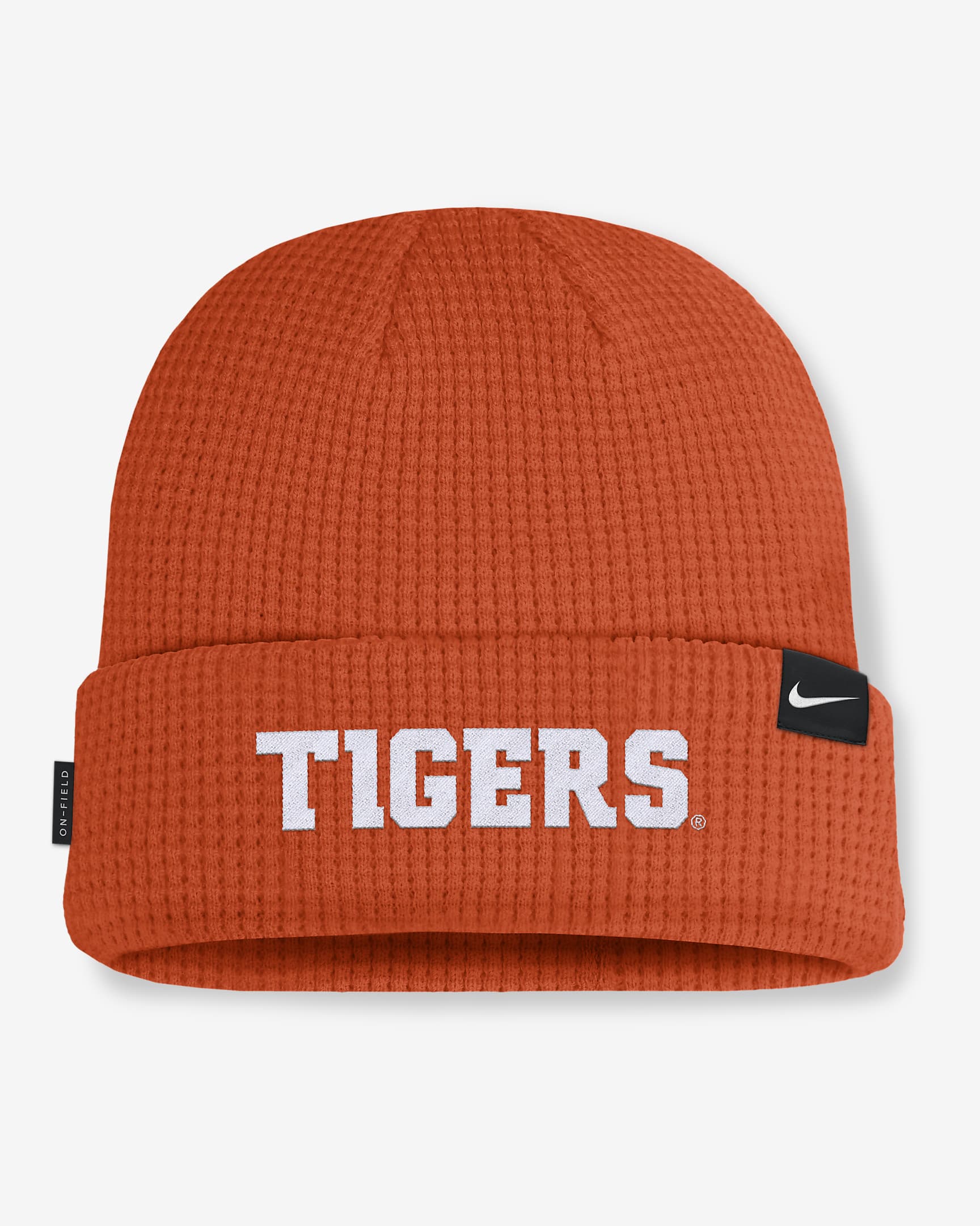 Clemson Tigers Sideline Terra Men's Nike College Cuffed Beanie - University Orange