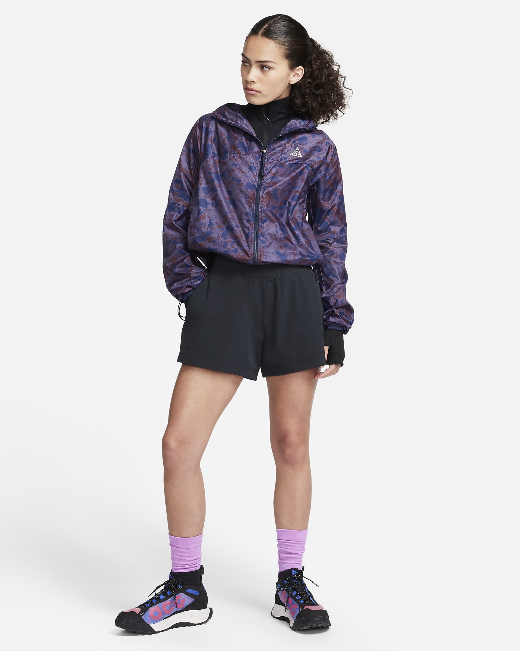 Short Nike ACG Dri-FIT « New Sands » pour femme - Noir/Summit White