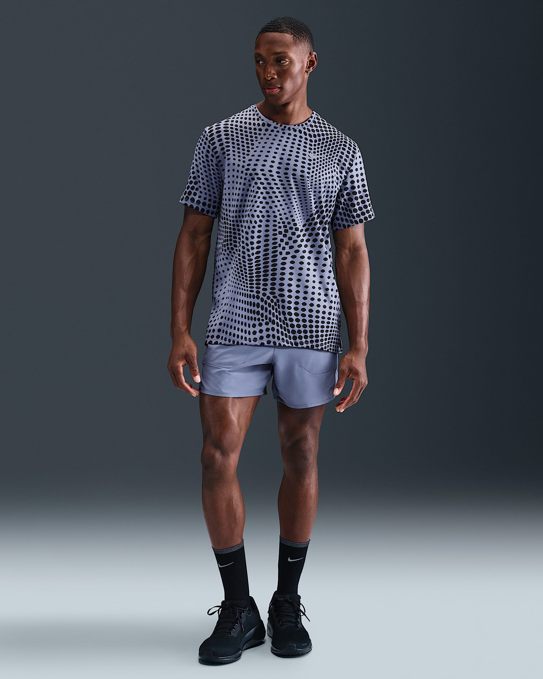 Shorts da running 13 cm con slip foderati Dri-FIT Nike Stride – Uomo - World Indigo/Nero
