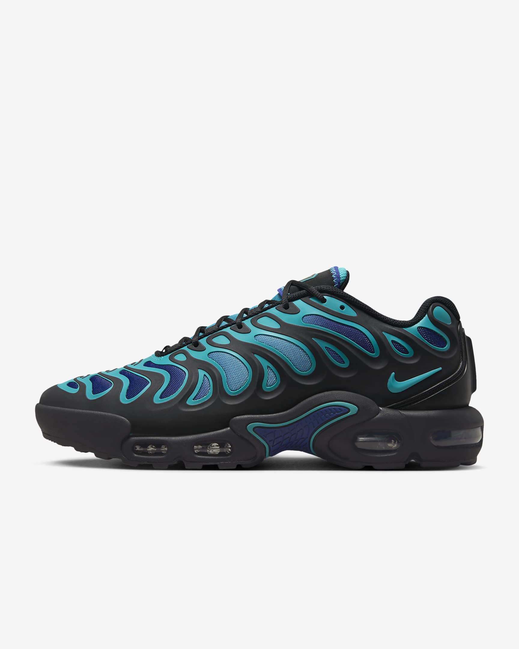 Nike Air Max Plus Drift Zapatillas - Hombre - Negro/Deep Royal Blue/Baltic Blue/Dusty Cactus