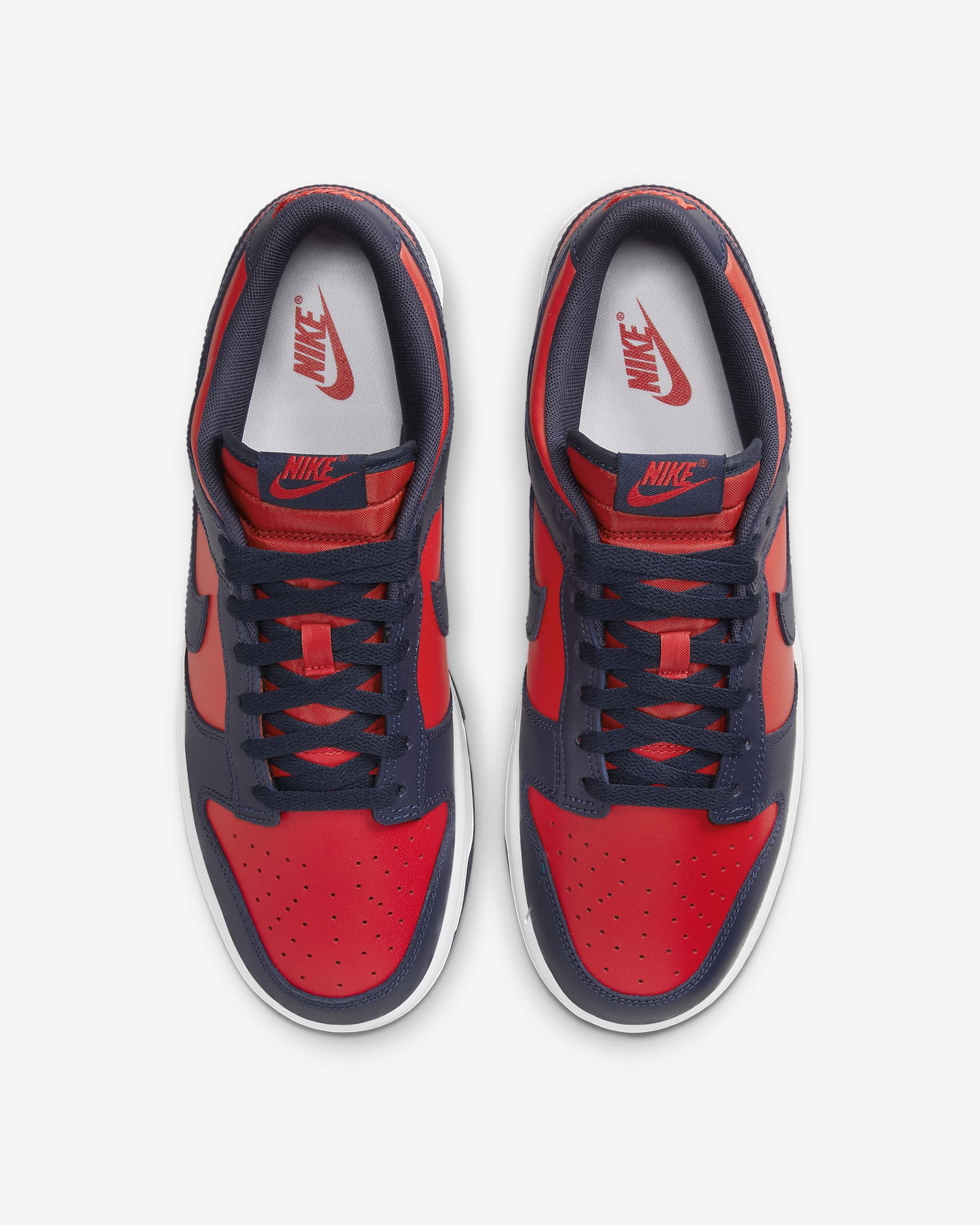 Sapatilhas Nike Dunk Low Retro para homem - Vermelho University/Branco/Obsidian