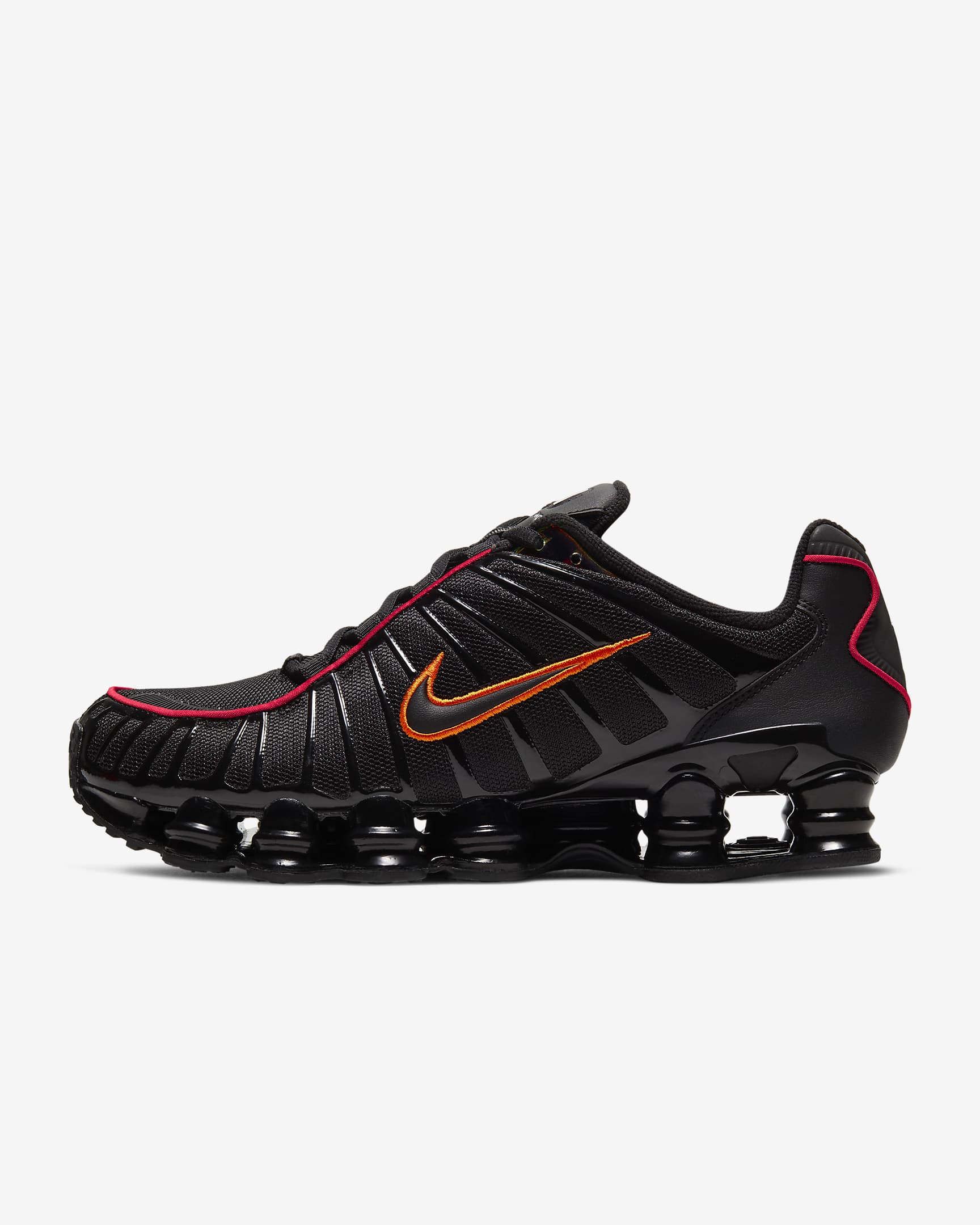 Nike Shox TL Men's Shoes - Black/Magma Orange/University Red/Black