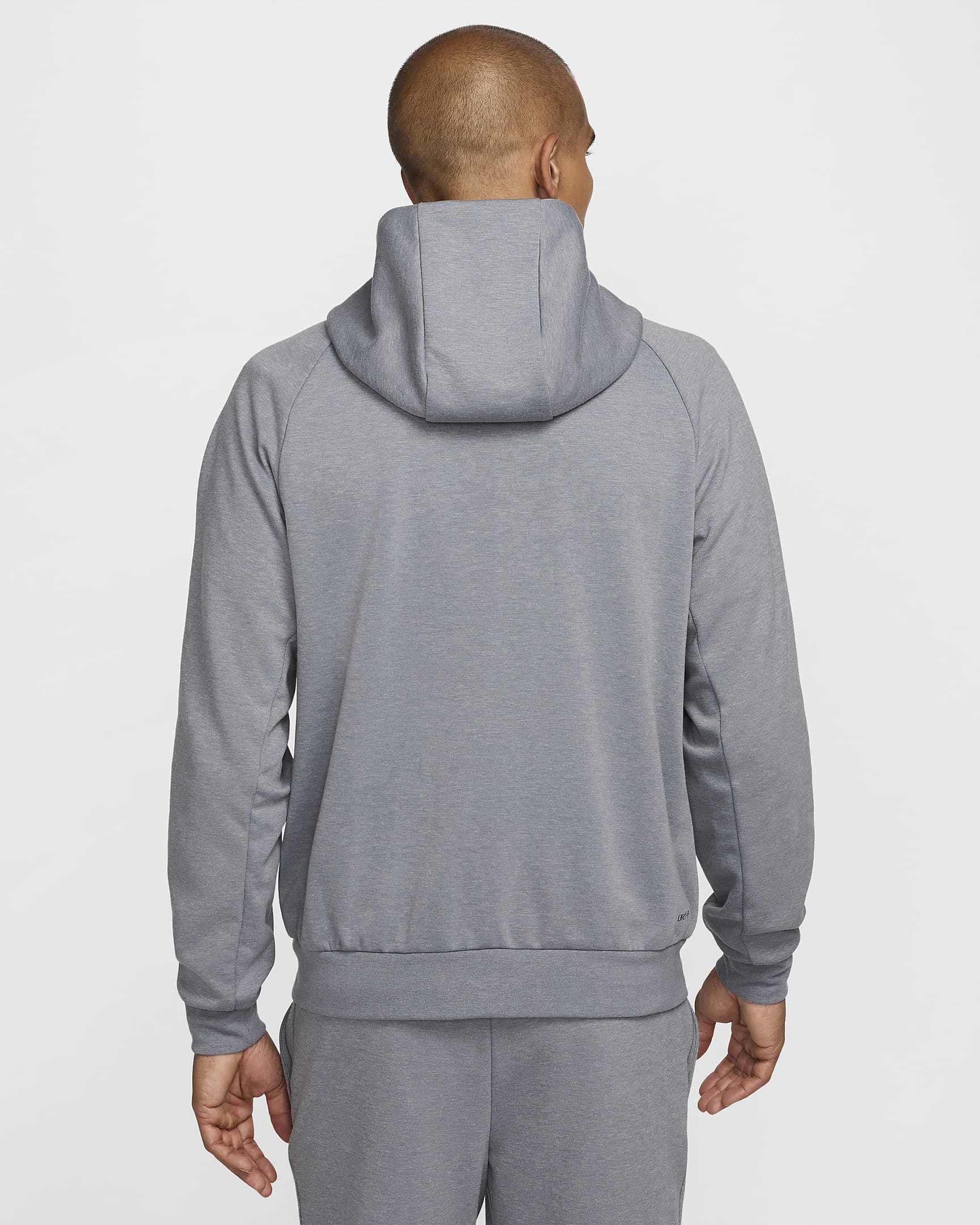 Sweat à capuche et zip Dri-FIT UV Nike Primary pour homme - Cool Grey/Heather/Cool Grey