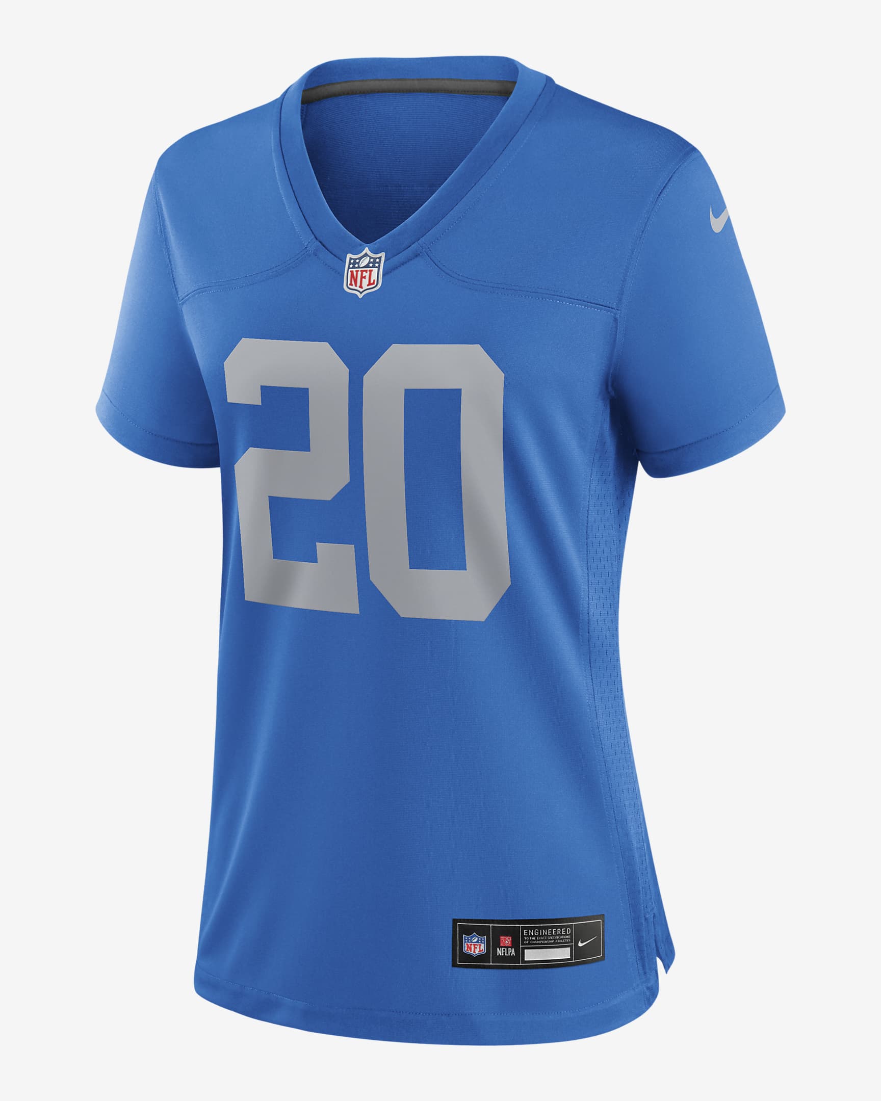 Barry Sanders Detroit Lions Women's Nike NFL Game Football Jersey - Blue