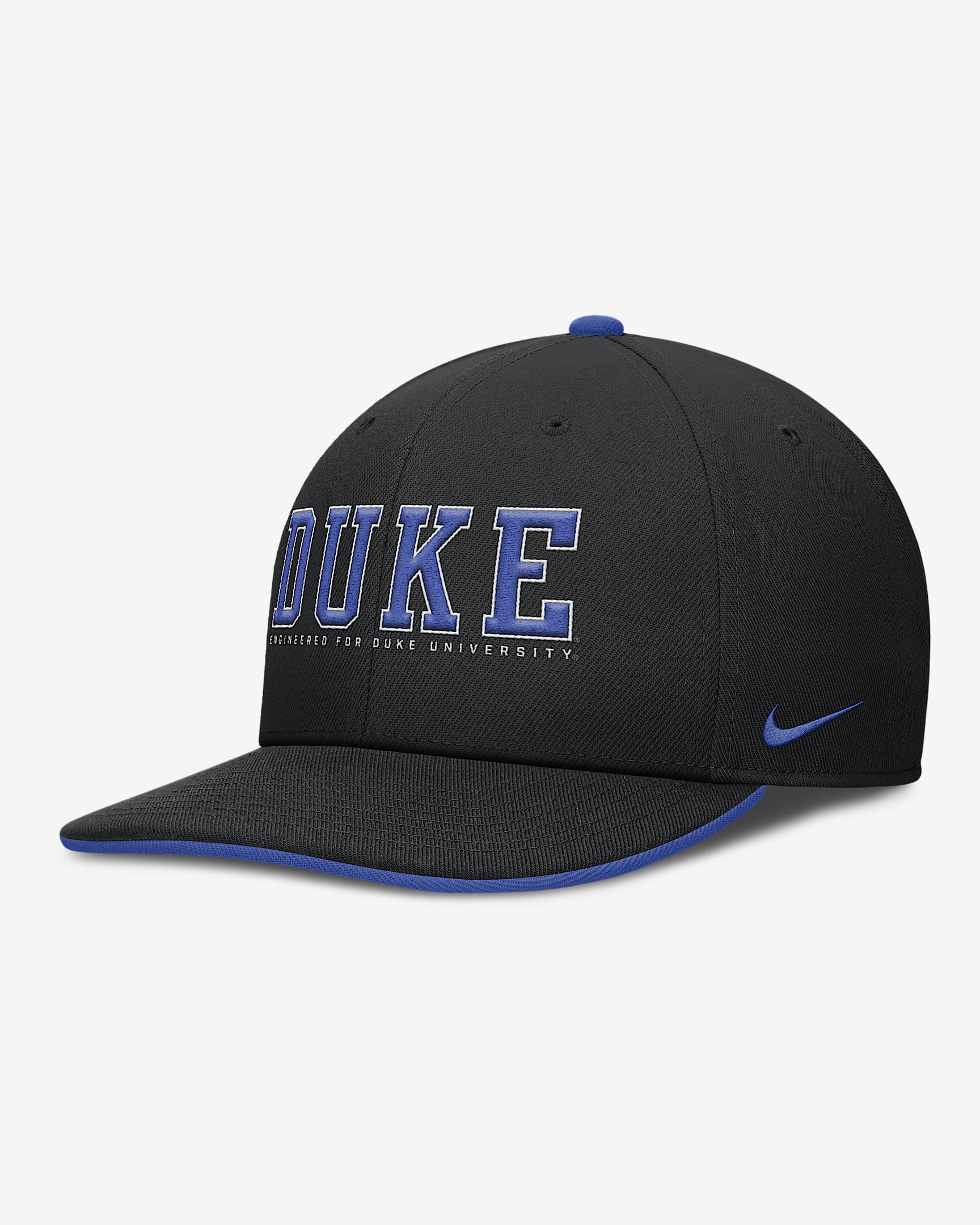 Duke On-Field Club Men's Nike Dri-FIT College Adjustable Hat - Black