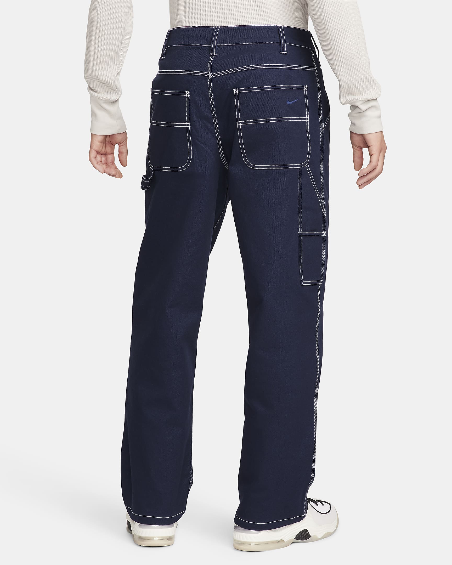 Nike Life Men's Carpenter Trousers - Obsidian/Obsidian