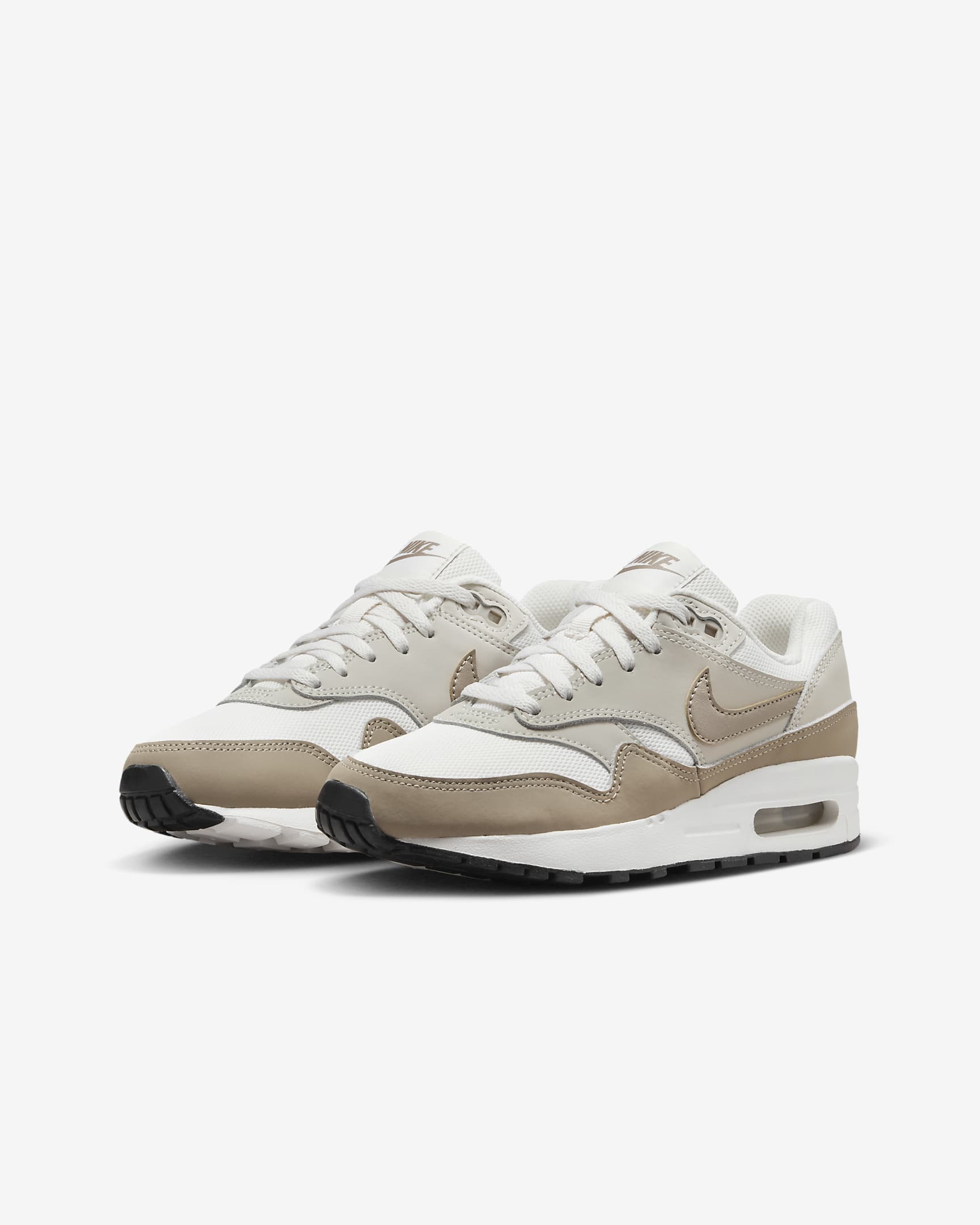 Sapatilhas Air Max 1 Júnior - Phantom/Castanho Orewood claro/Preto/Caqui