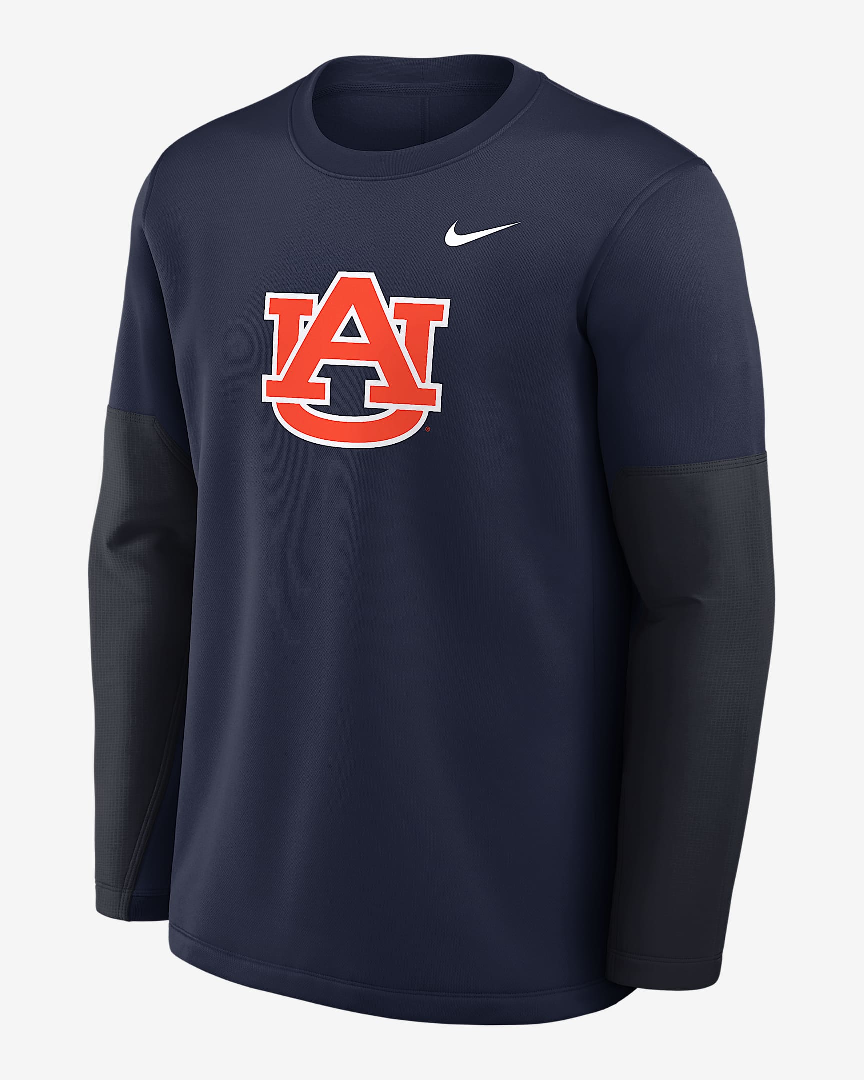 Auburn Sideline Coach Men's Nike Therma-FIT College Long-Sleeve T-Shirt - Navy