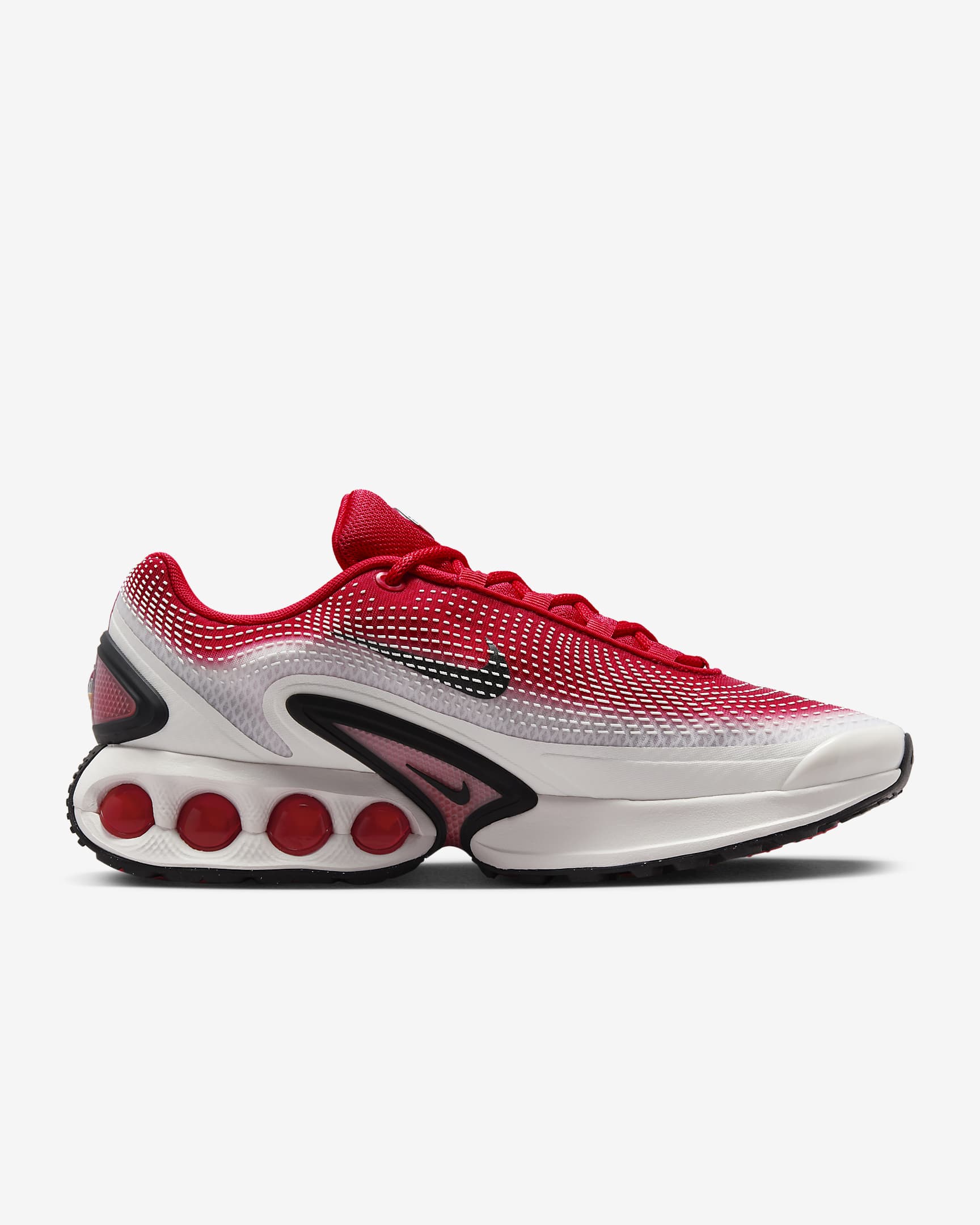 Tenis para hombre Nike Air Max Dn SE - Rojo universitario/Fantasma/Negro/Negro