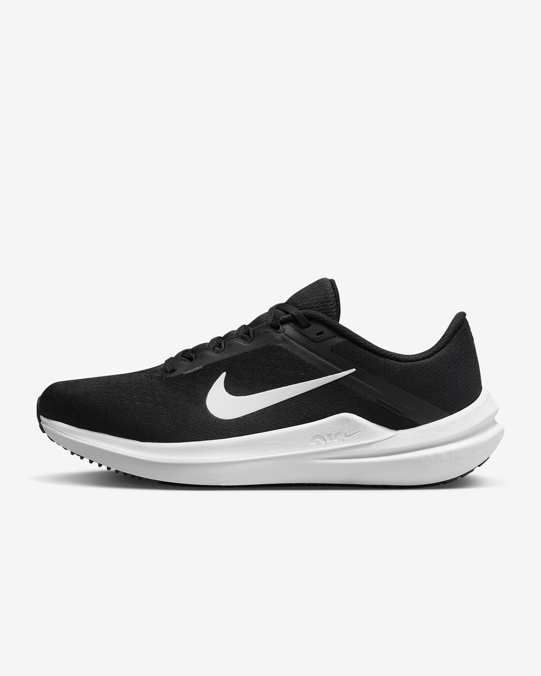 Tenis de correr en pavimento para hombre Nike Winflo 10 - Negro/Negro/Blanco