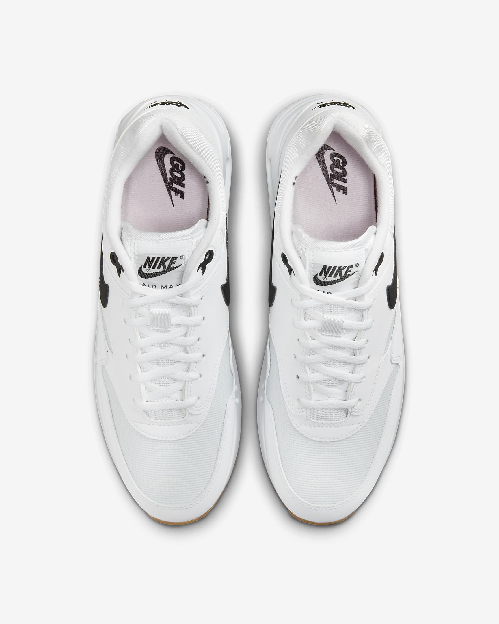 Nike Air Max 1 '86 OG G Men's Golf Shoes - White/Gum Medium Brown/Black